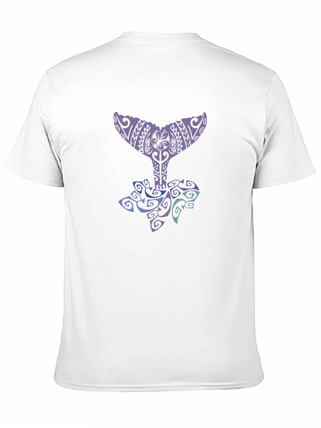 Tribal Whale Tail Graphic Tee