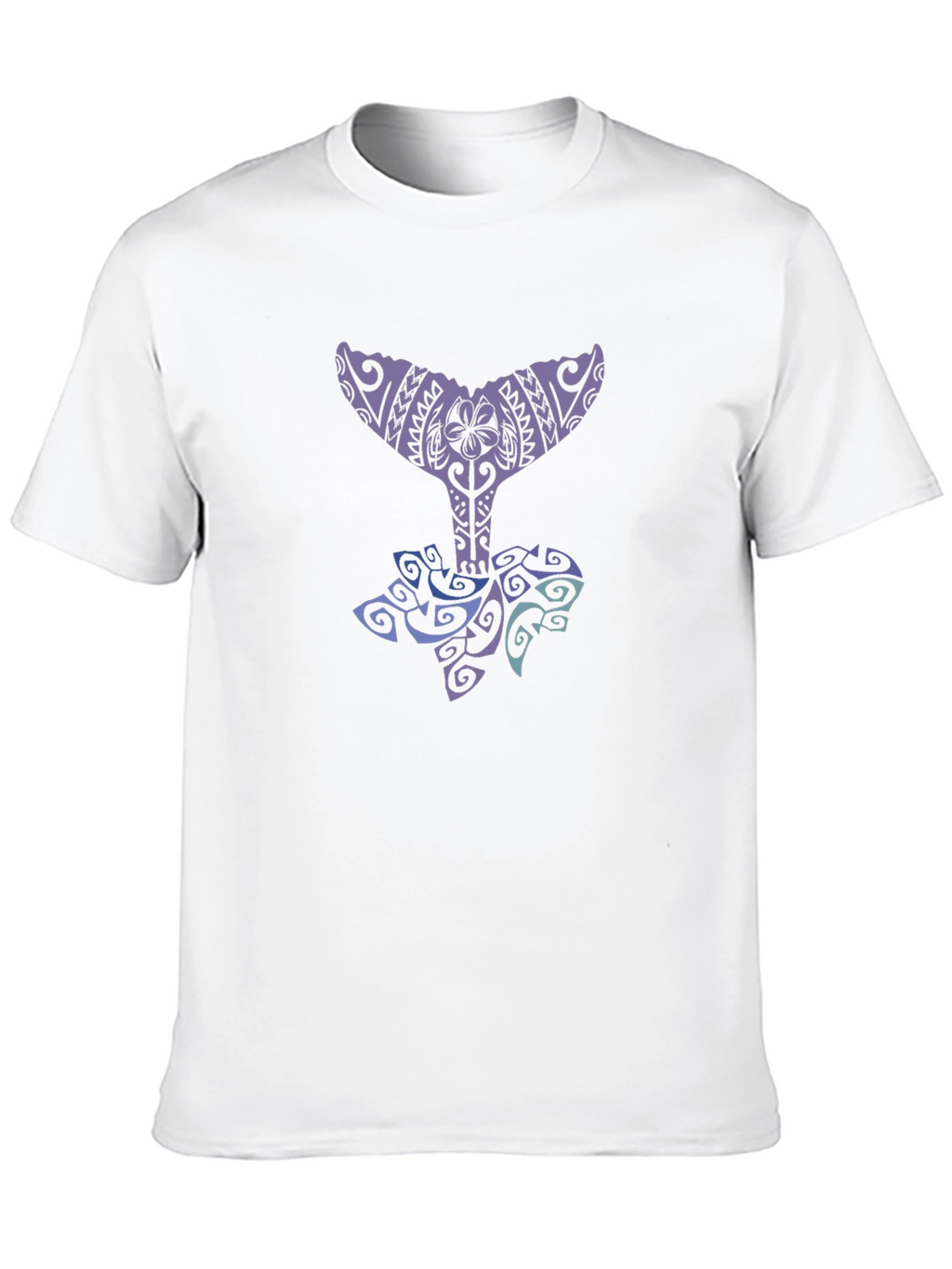 Tribal Whale Tail Graphic Tee