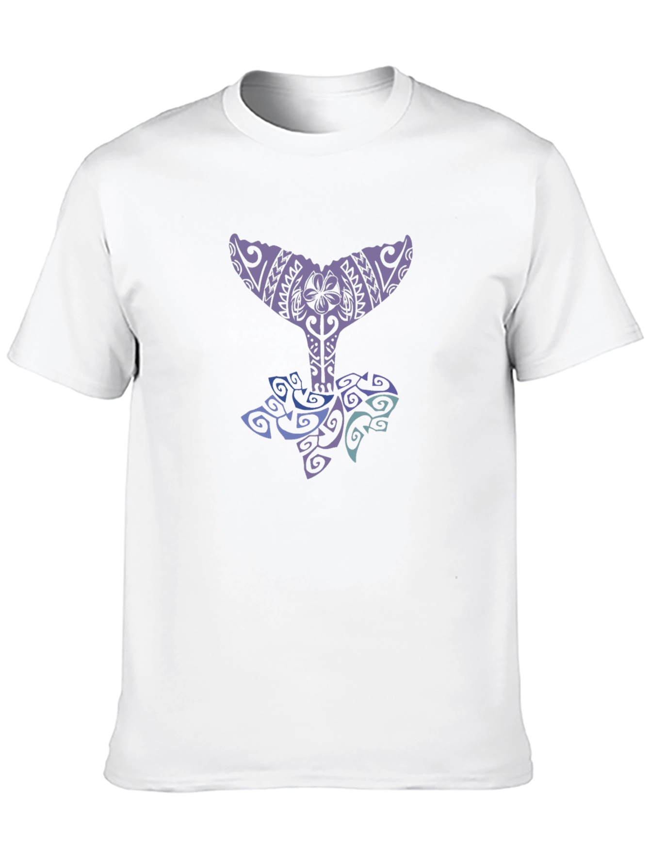 Tribal Whale Tail Graphic Tee