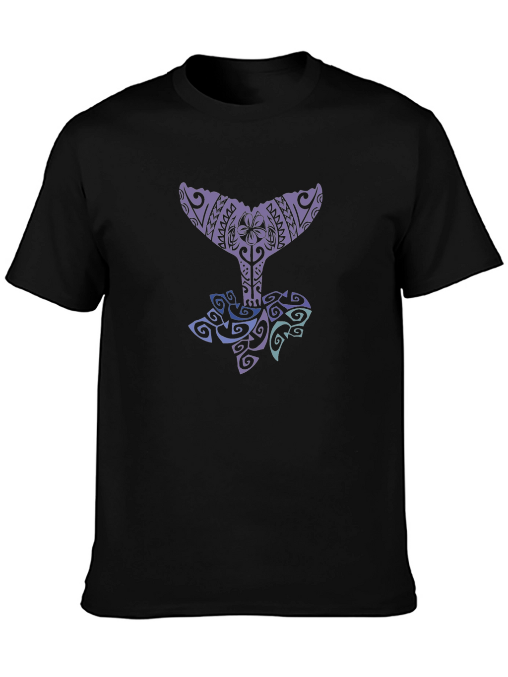 Tribal Whale Tail Graphic Tee