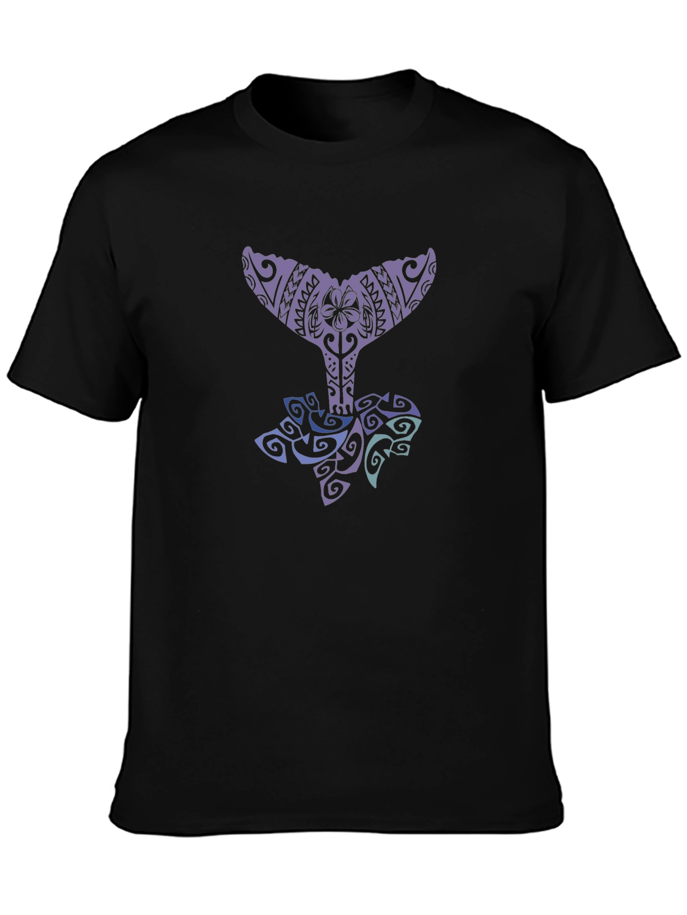 Tribal Whale Tail Graphic Tee