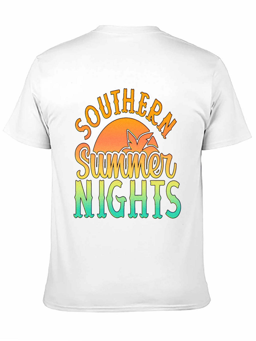 Southern Summer Nights Graphic Tee - Black