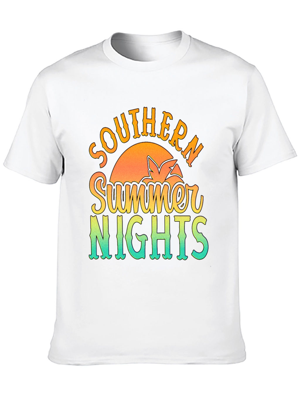 Southern Summer Nights Graphic Tee - Black