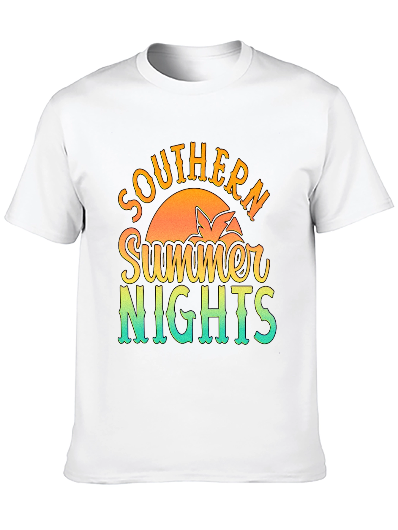 Southern Summer Nights Graphic Tee - Black
