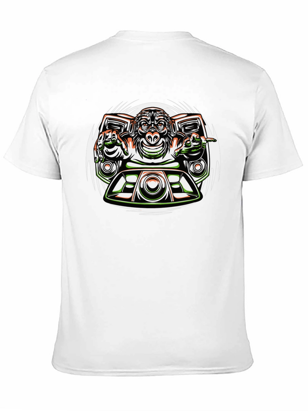 DJ Monkey Graphic Tee - Unique Streetwear Design