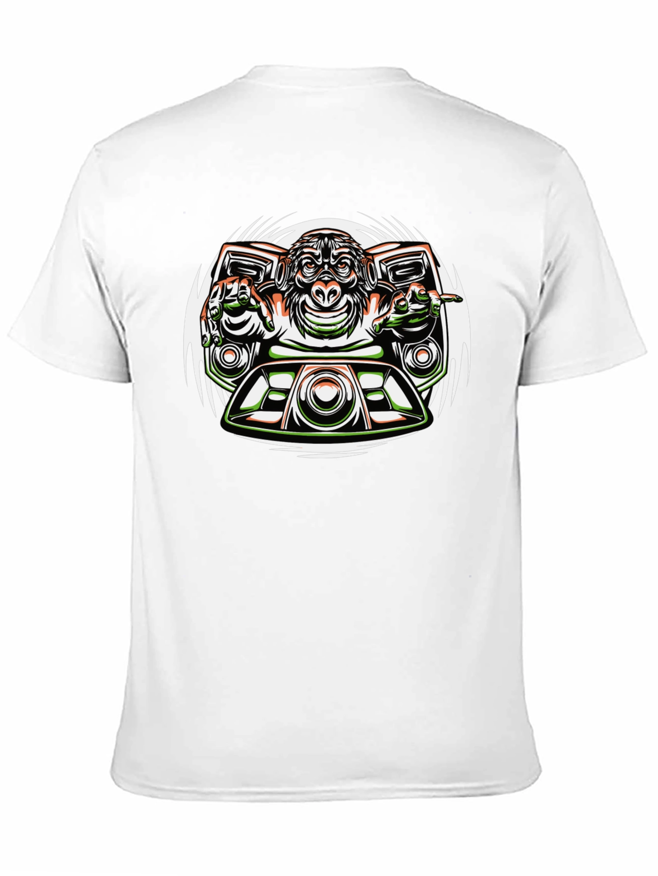 DJ Monkey Graphic Tee - Unique Streetwear Design