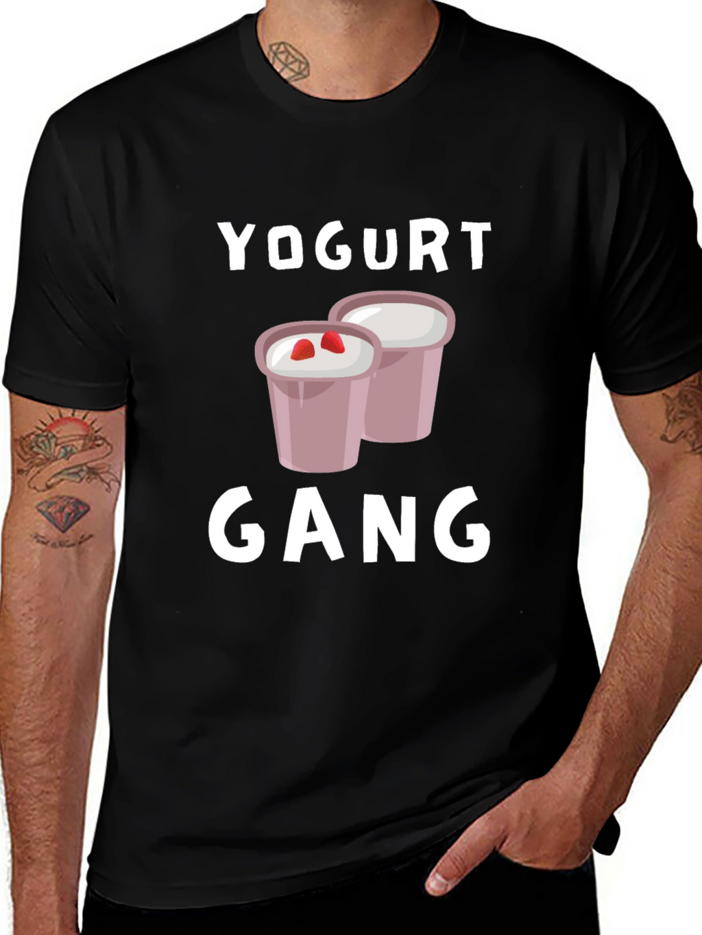 Yogurt Gang T-Shirt - Funny Foodie Tee