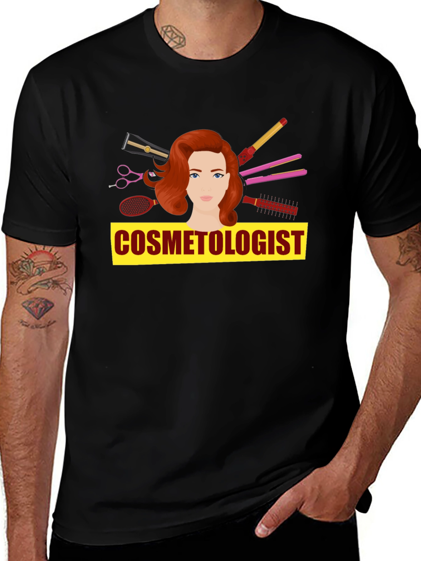 Cosmetologist T-Shirt - Hair Stylist Tee