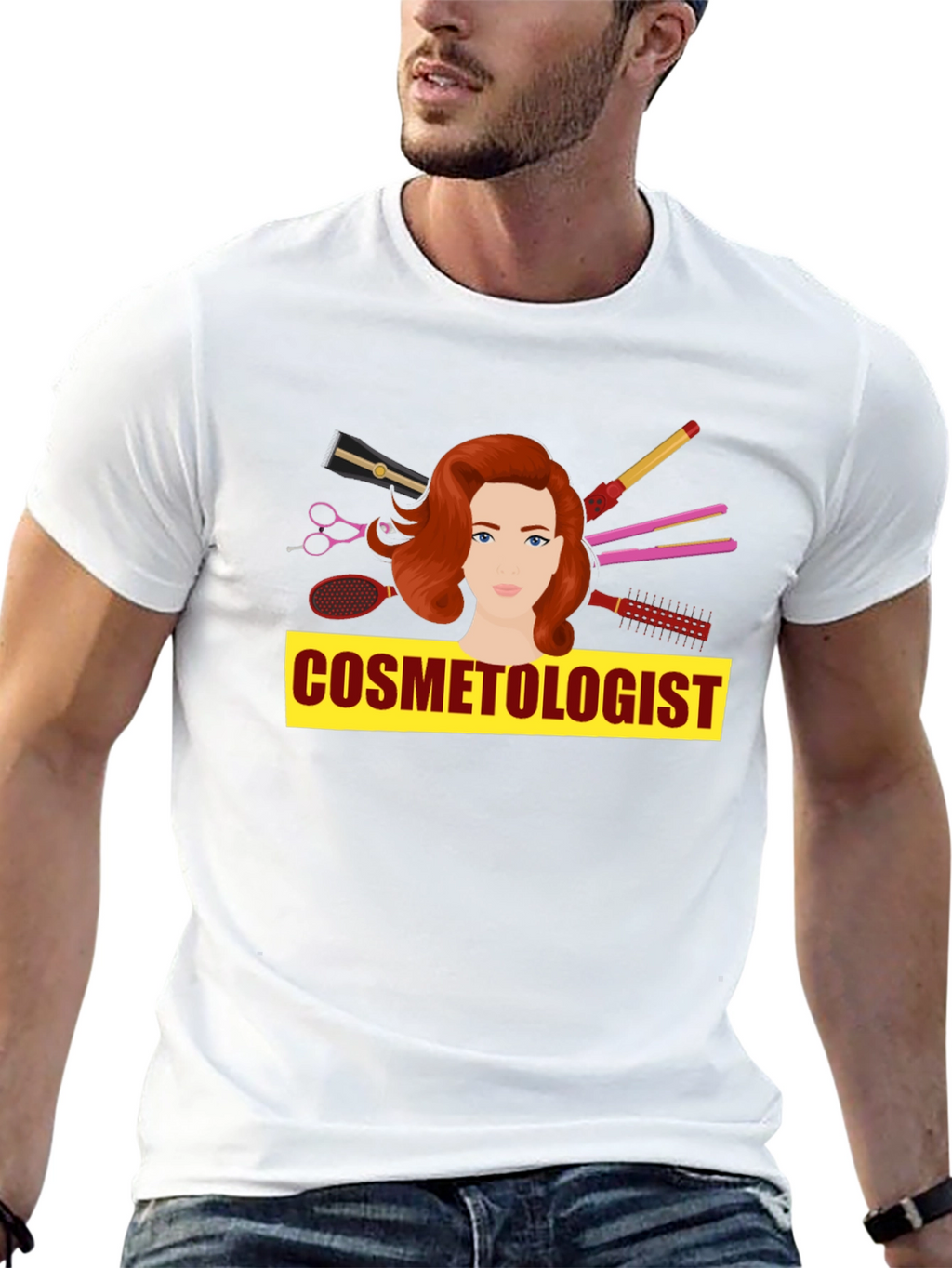 Cosmetologist T-Shirt - Hair Stylist Tee