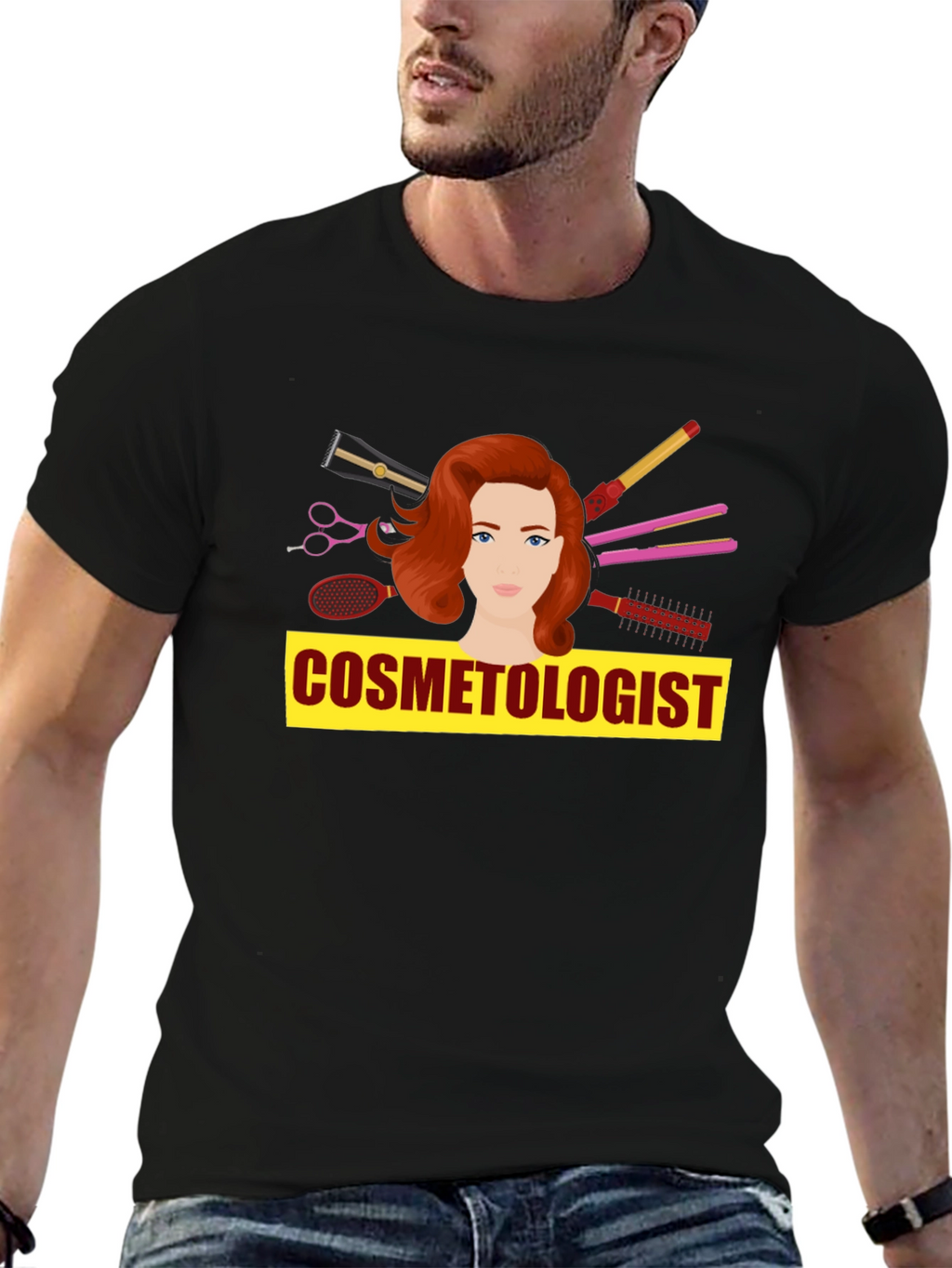 Cosmetologist T-Shirt - Hair Stylist Tee