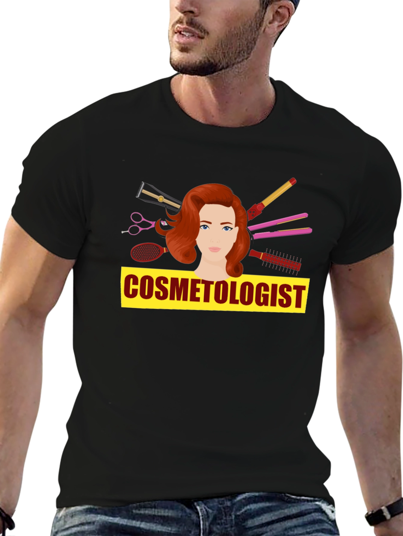 Cosmetologist T-Shirt - Hair Stylist Tee
