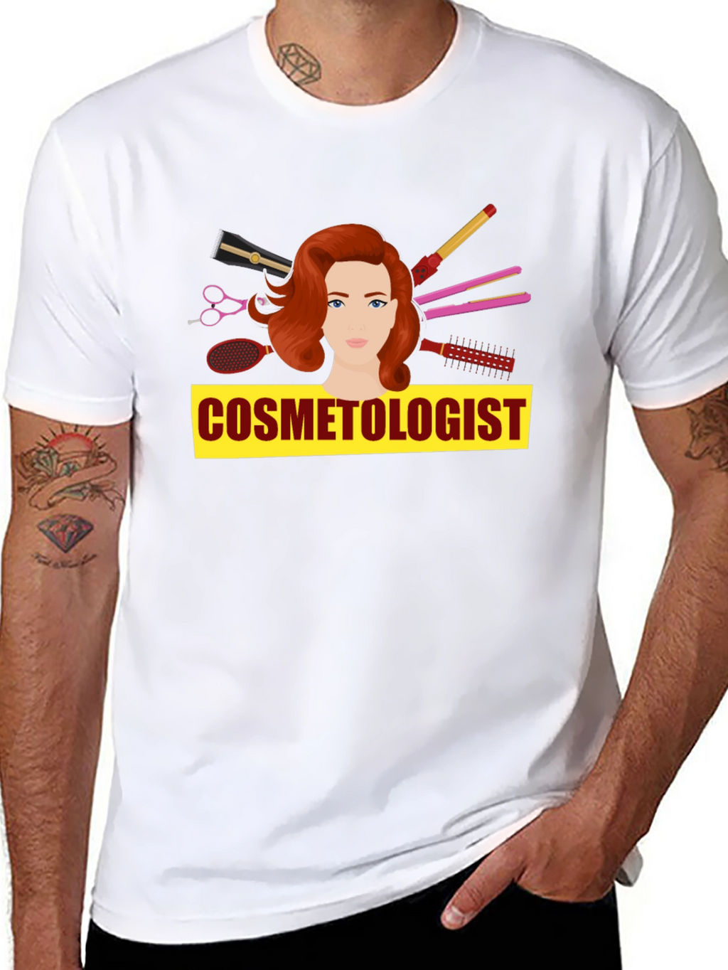 Cosmetologist T-Shirt - Hair Stylist Tee