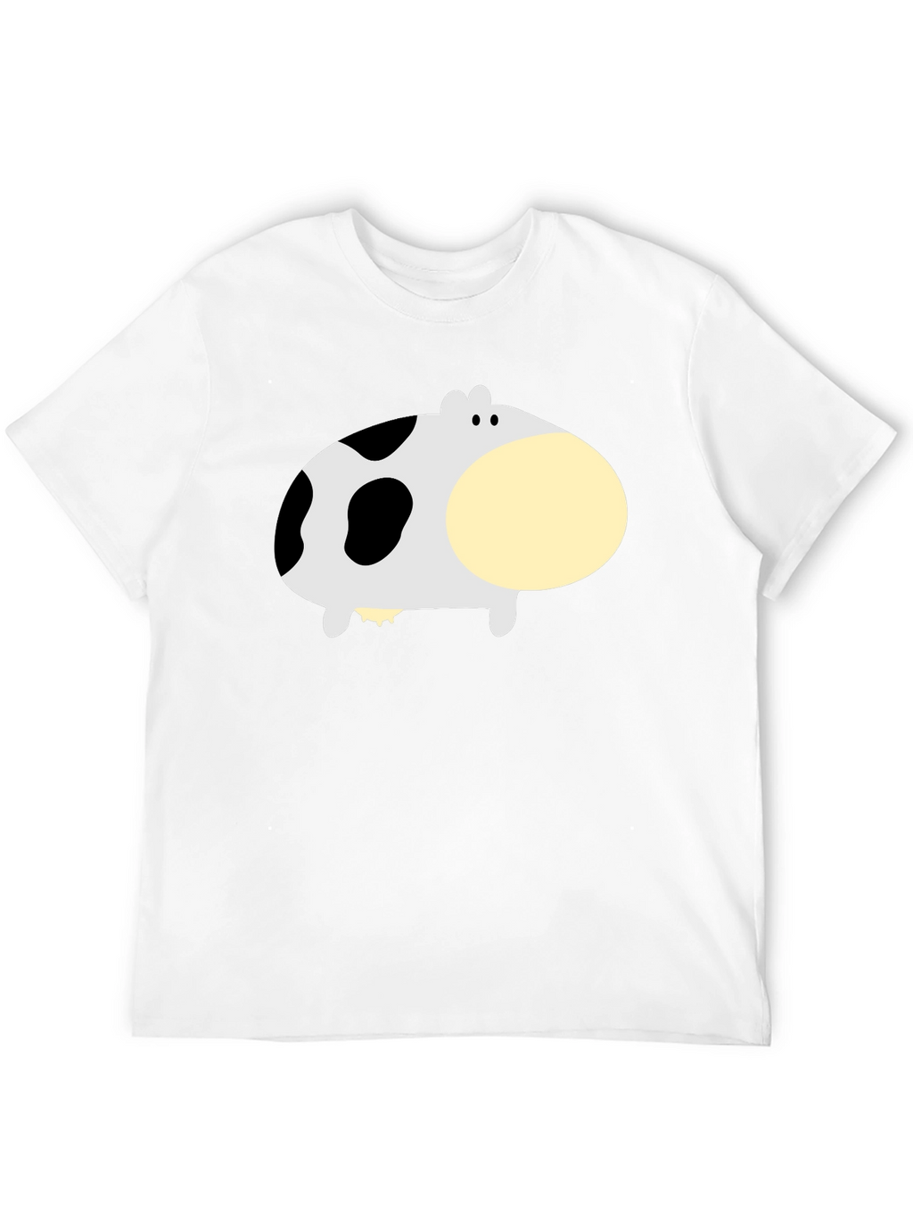 Funny Cow Graphic Black T-Shirt