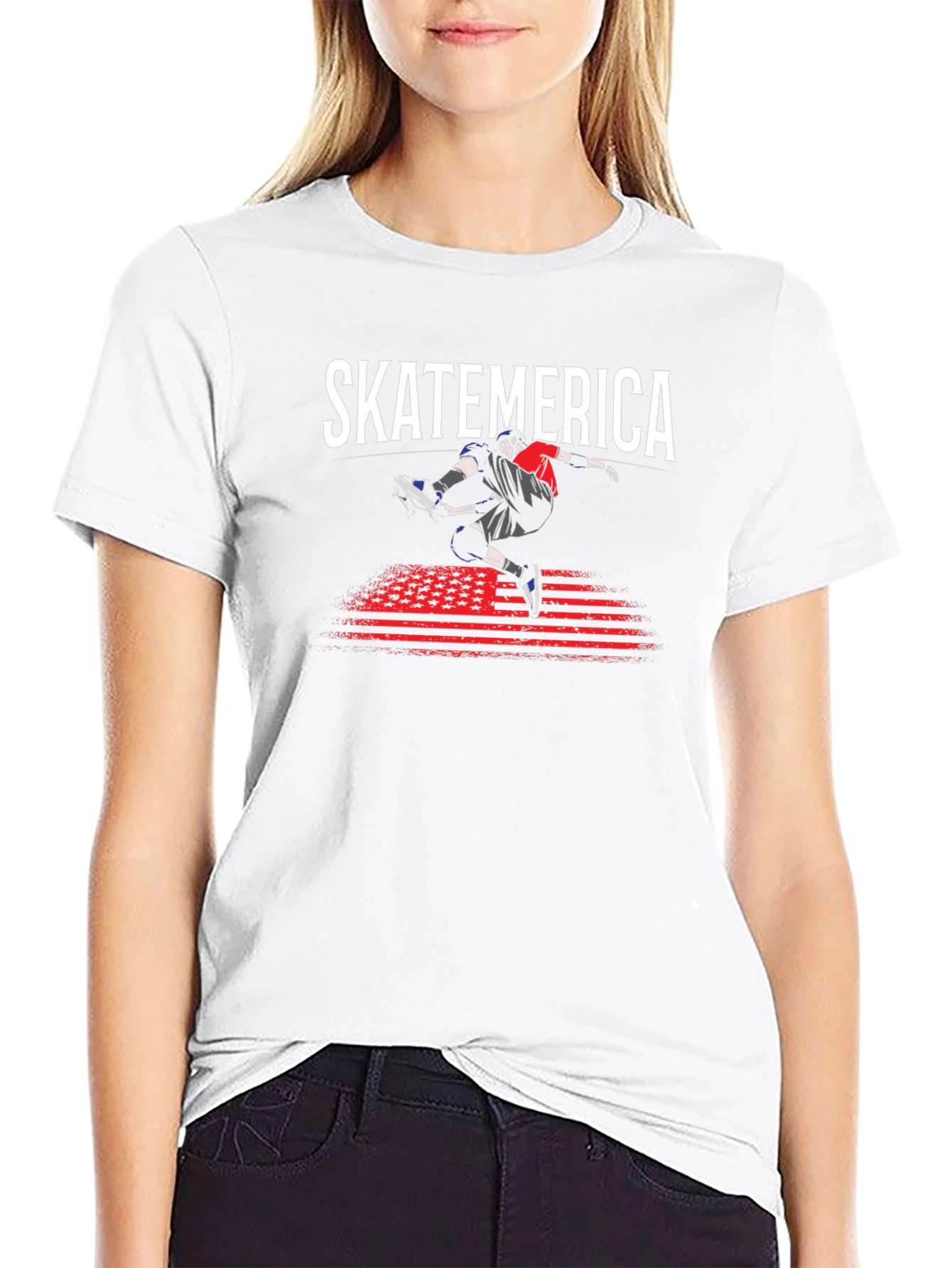SkateAmerica Graphic Tee