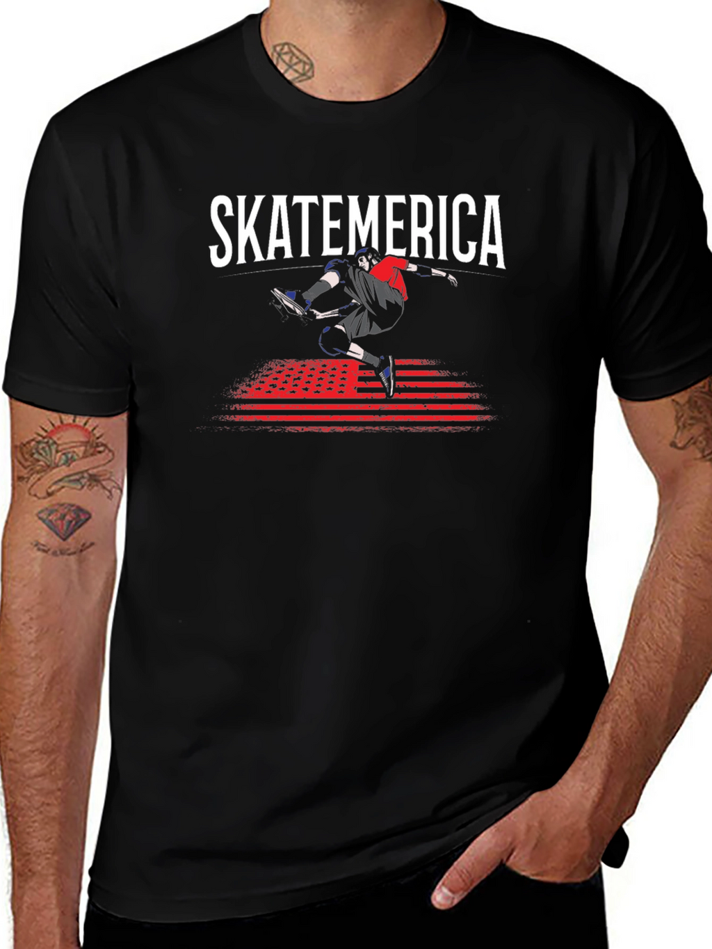 SkateAmerica Graphic Tee