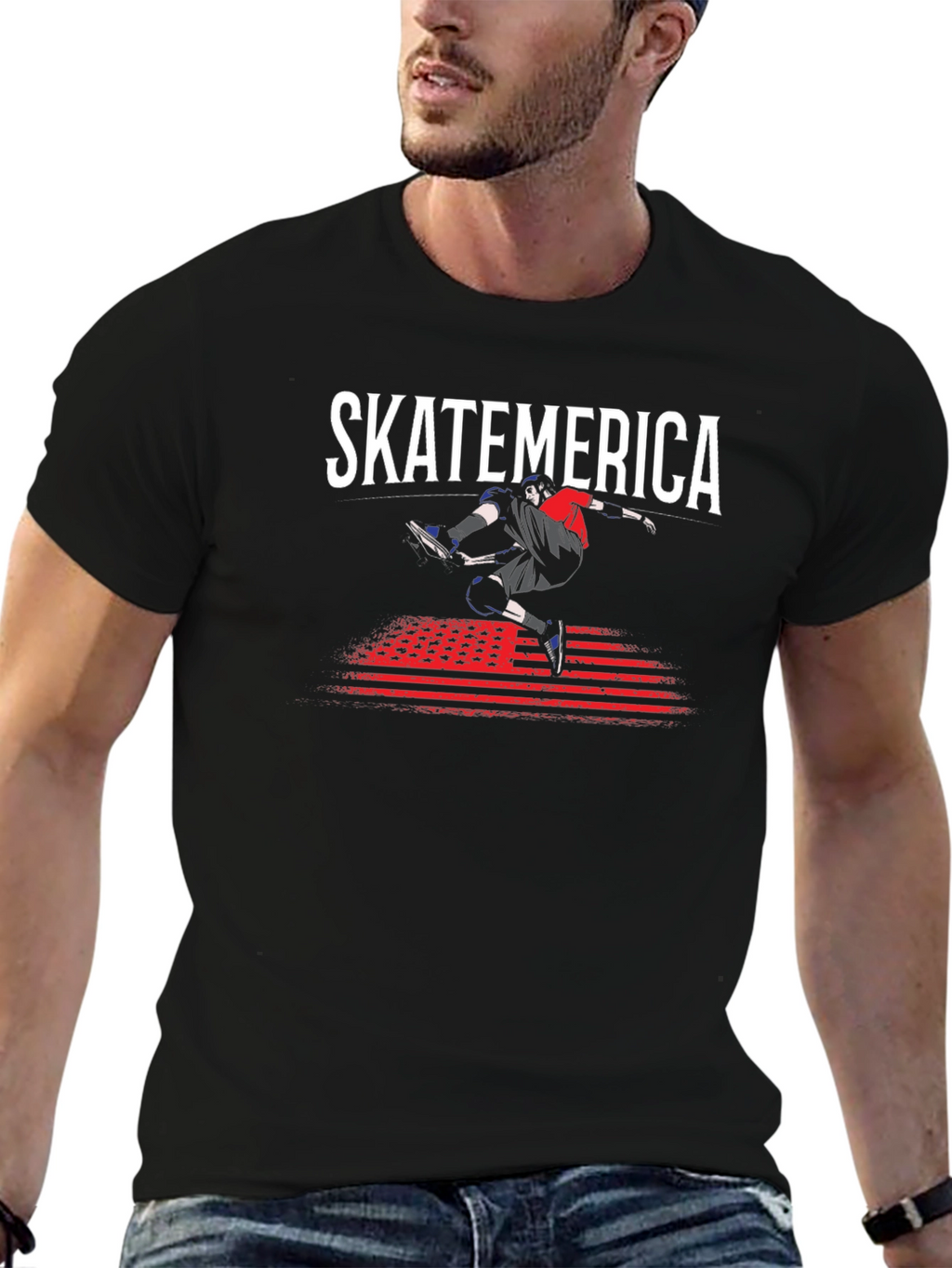 SkateAmerica Graphic Tee