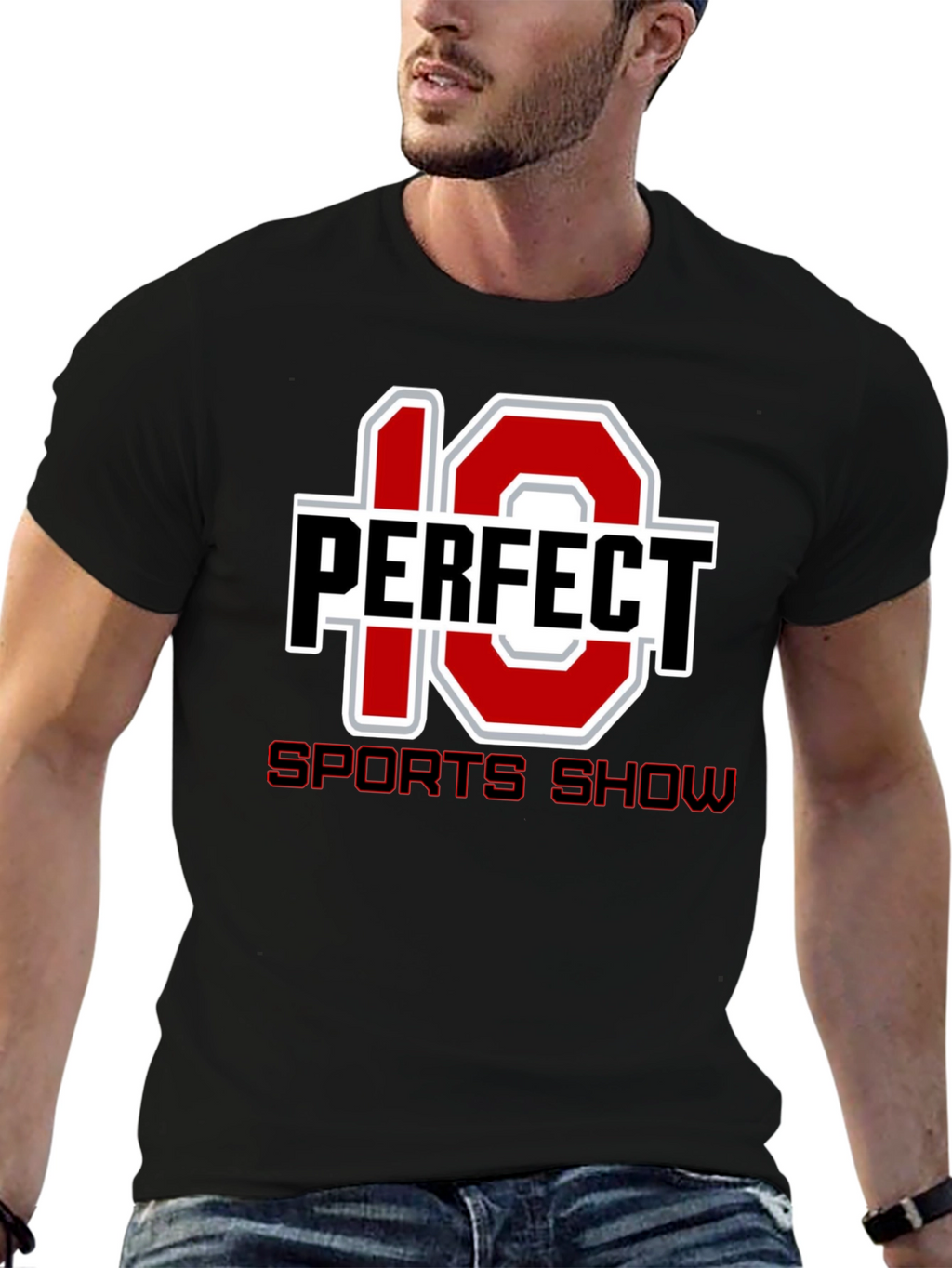 Perfect 10 Sports Show Black T-Shirt