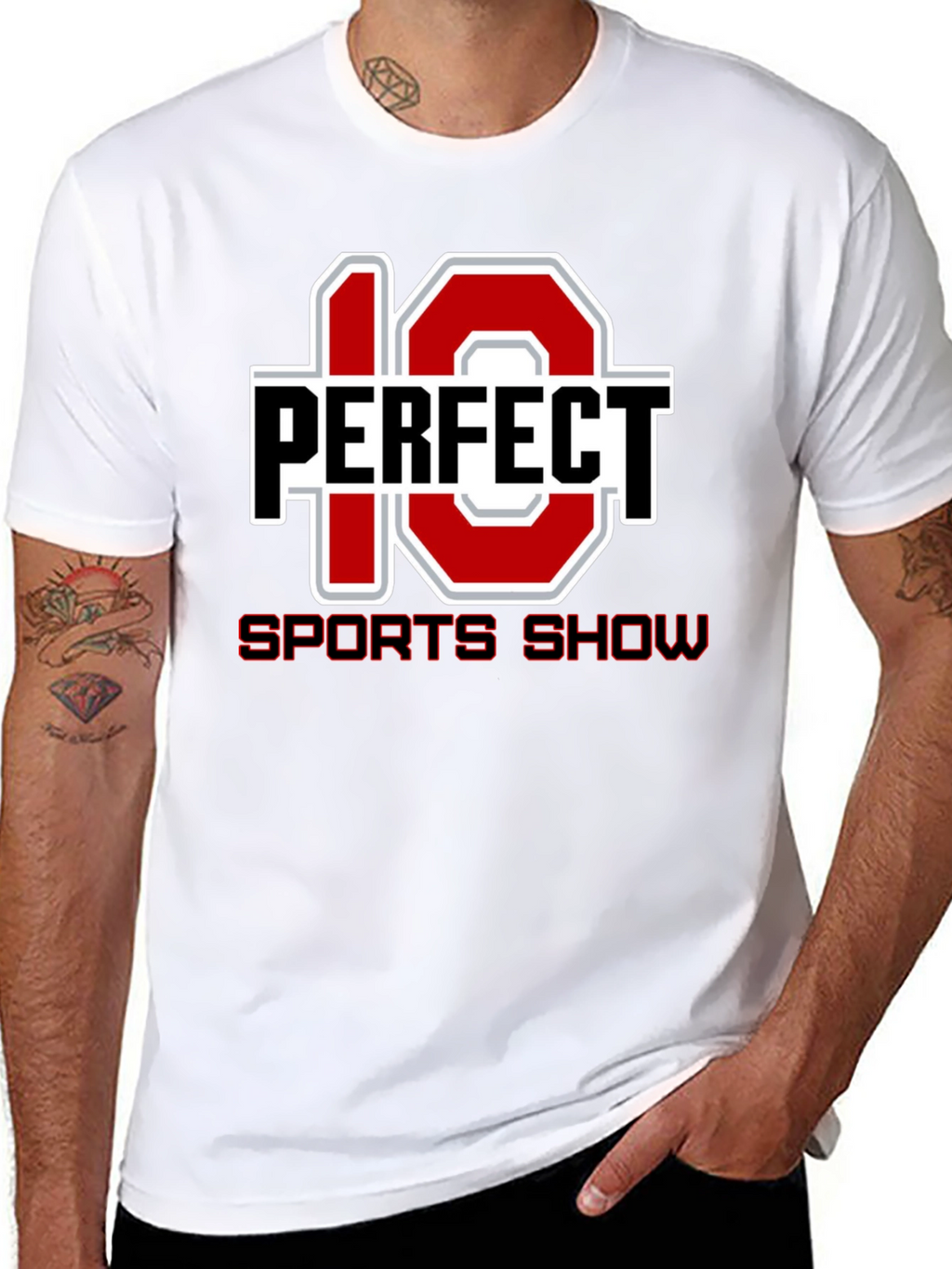 Perfect 10 Sports Show Black T-Shirt
