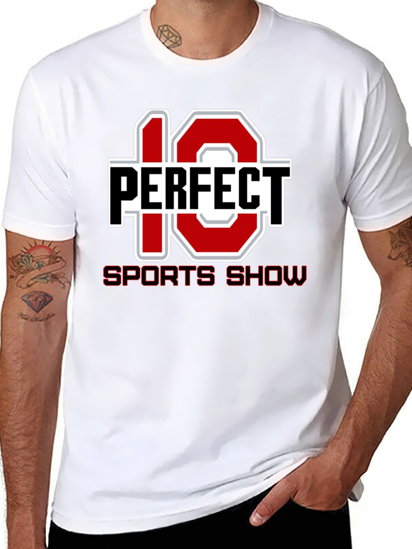Perfect 10 Sports Show Black T-Shirt