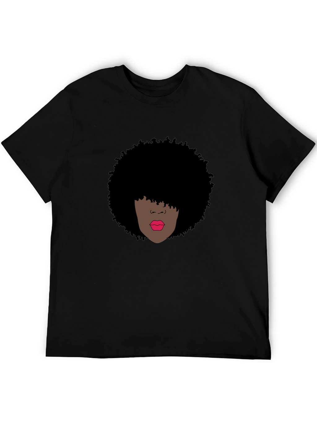 Afro Woman Graphic Tee - Bold & Stylish