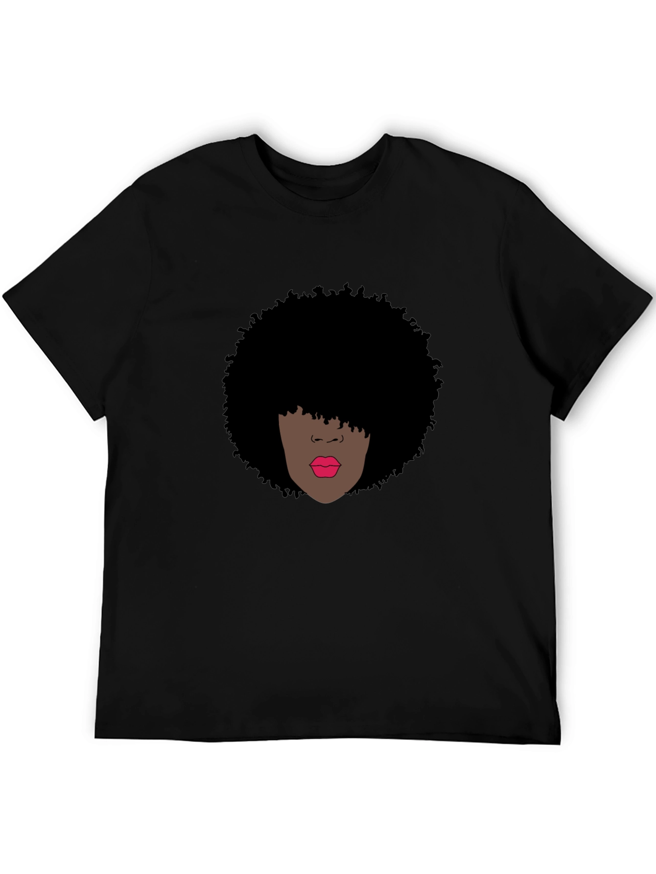 Afro Woman Graphic Tee - Bold & Stylish