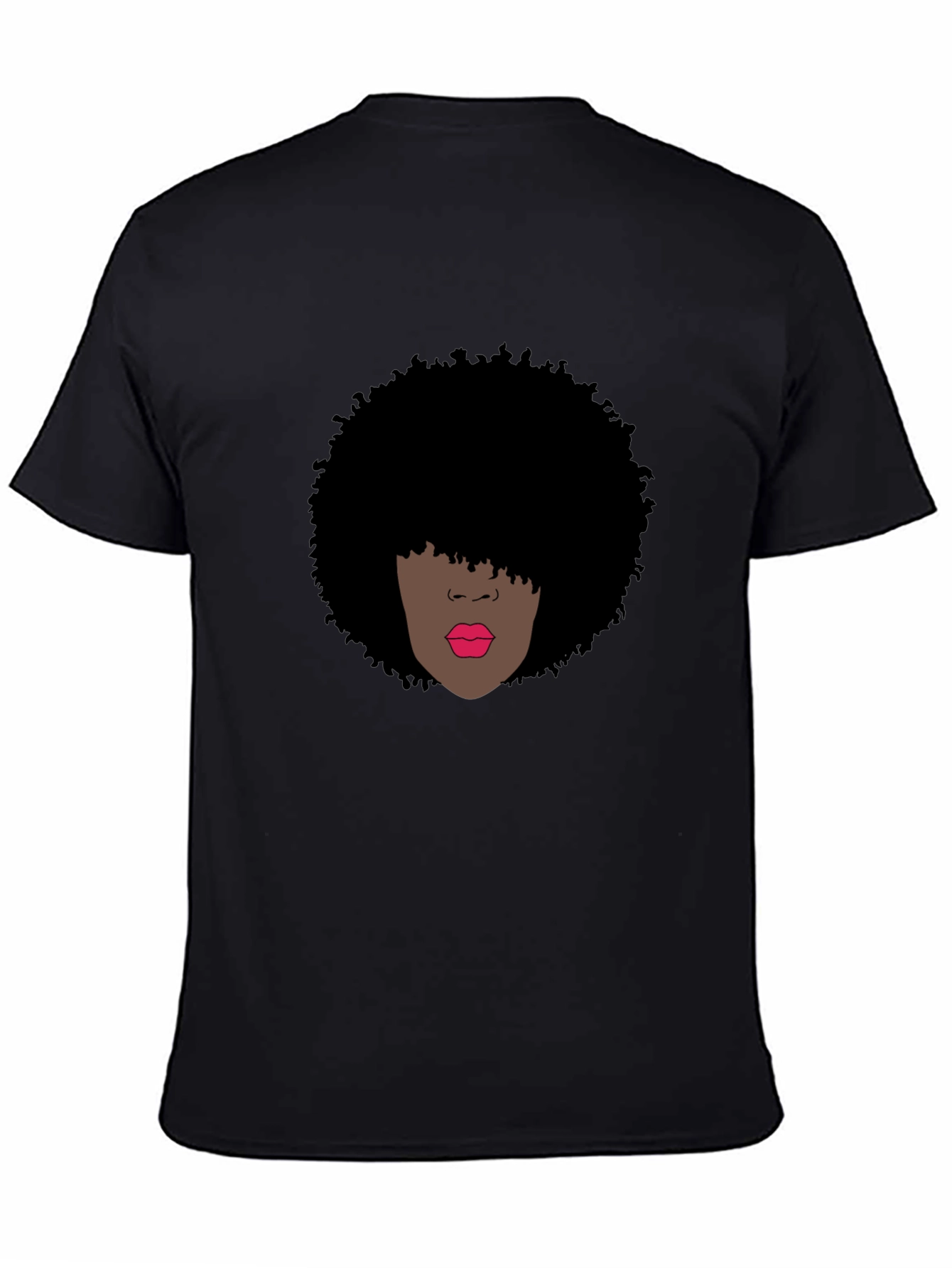 Afro Woman Graphic Tee - Bold & Stylish