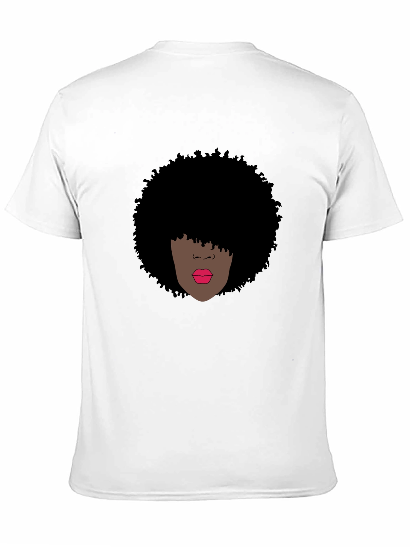 Afro Woman Graphic Tee - Bold & Stylish
