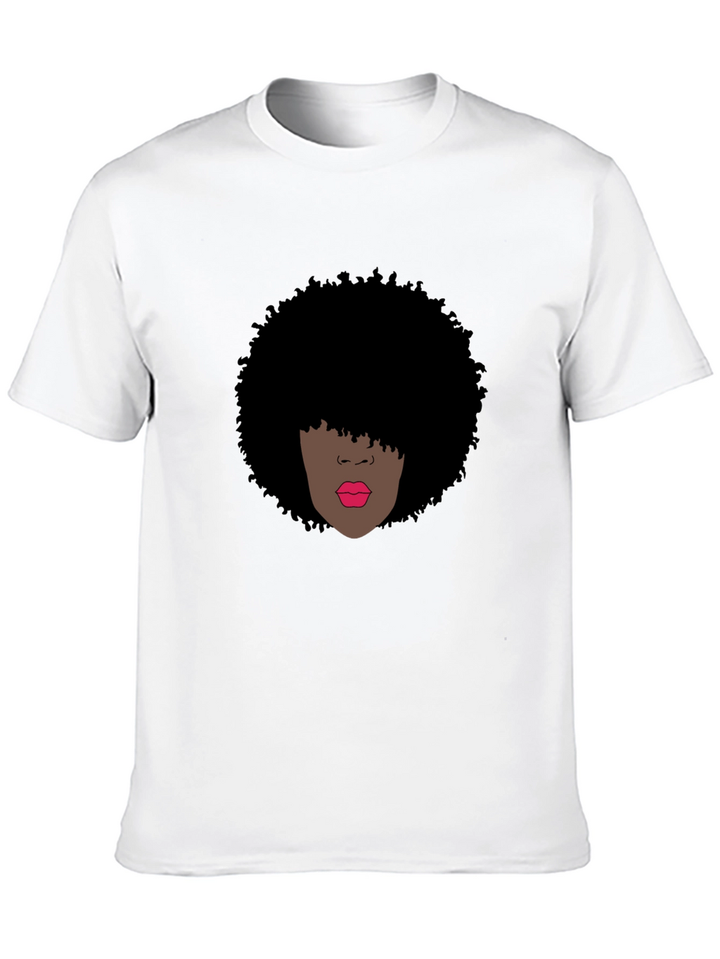Afro Woman Graphic Tee - Bold & Stylish