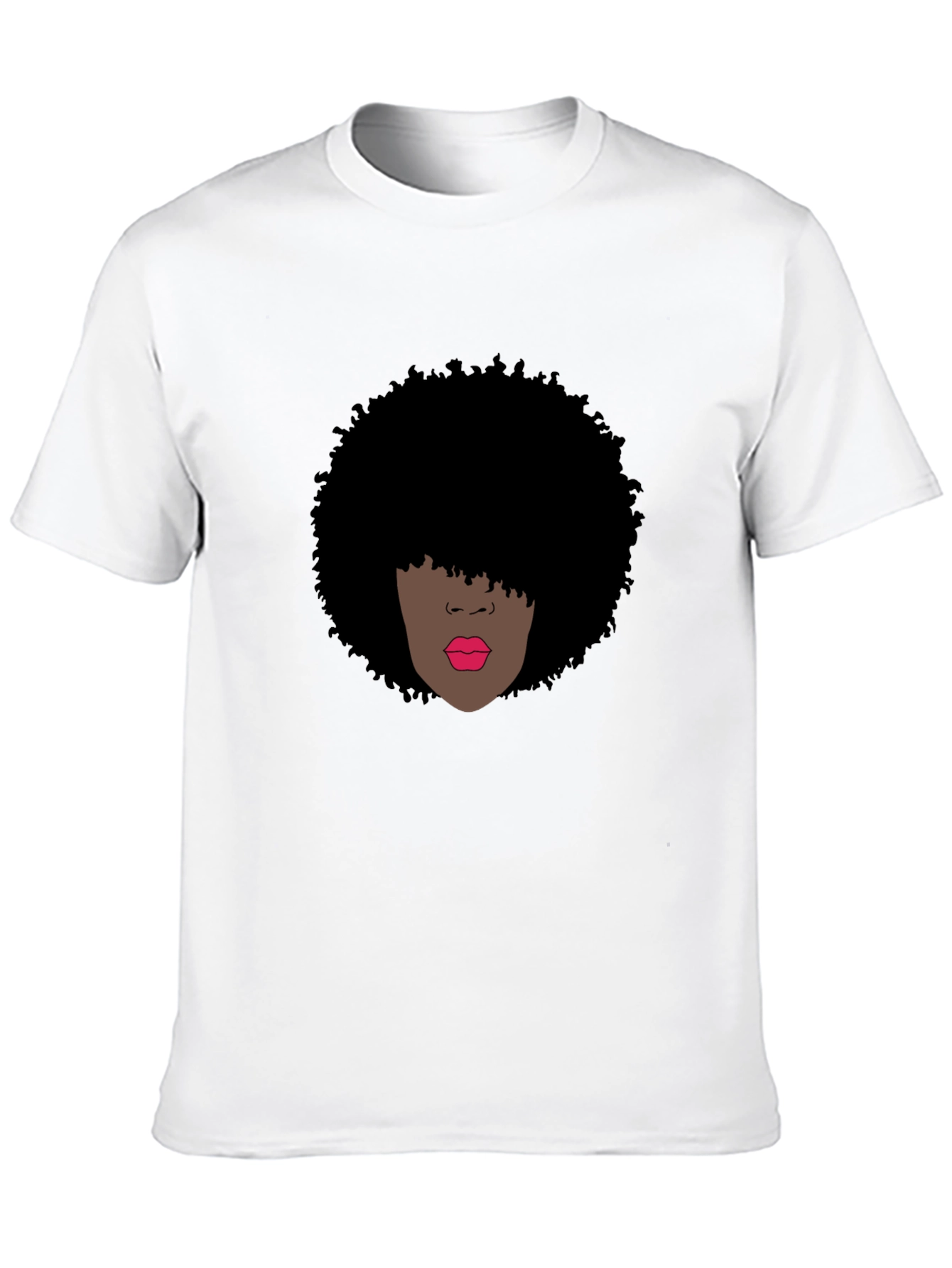 Afro Woman Graphic Tee - Bold & Stylish