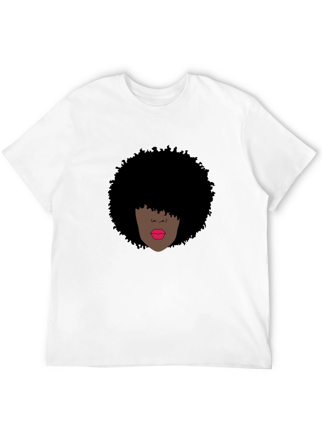 Afro Woman Graphic Tee - Bold & Stylish
