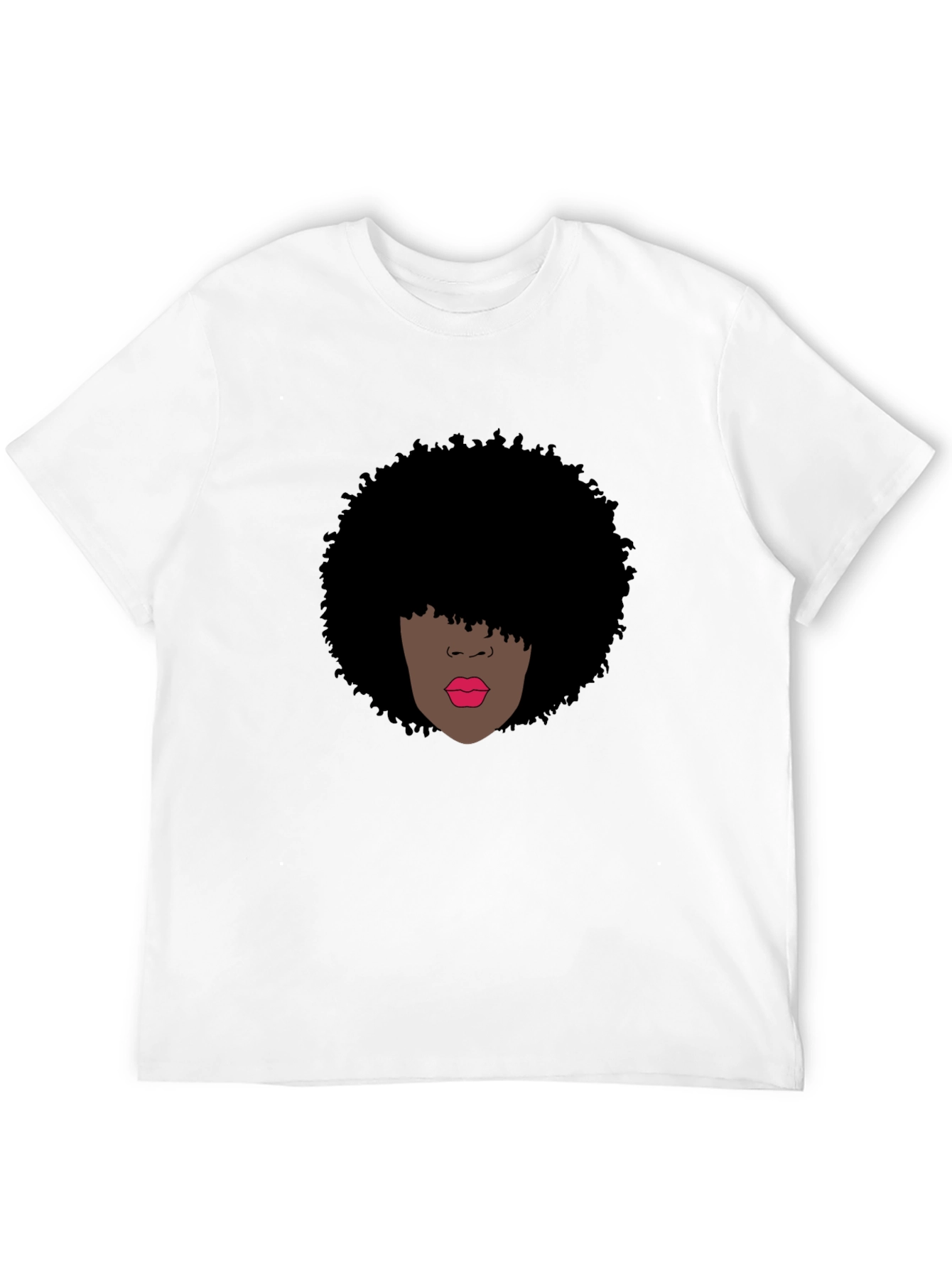 Afro Woman Graphic Tee - Bold & Stylish