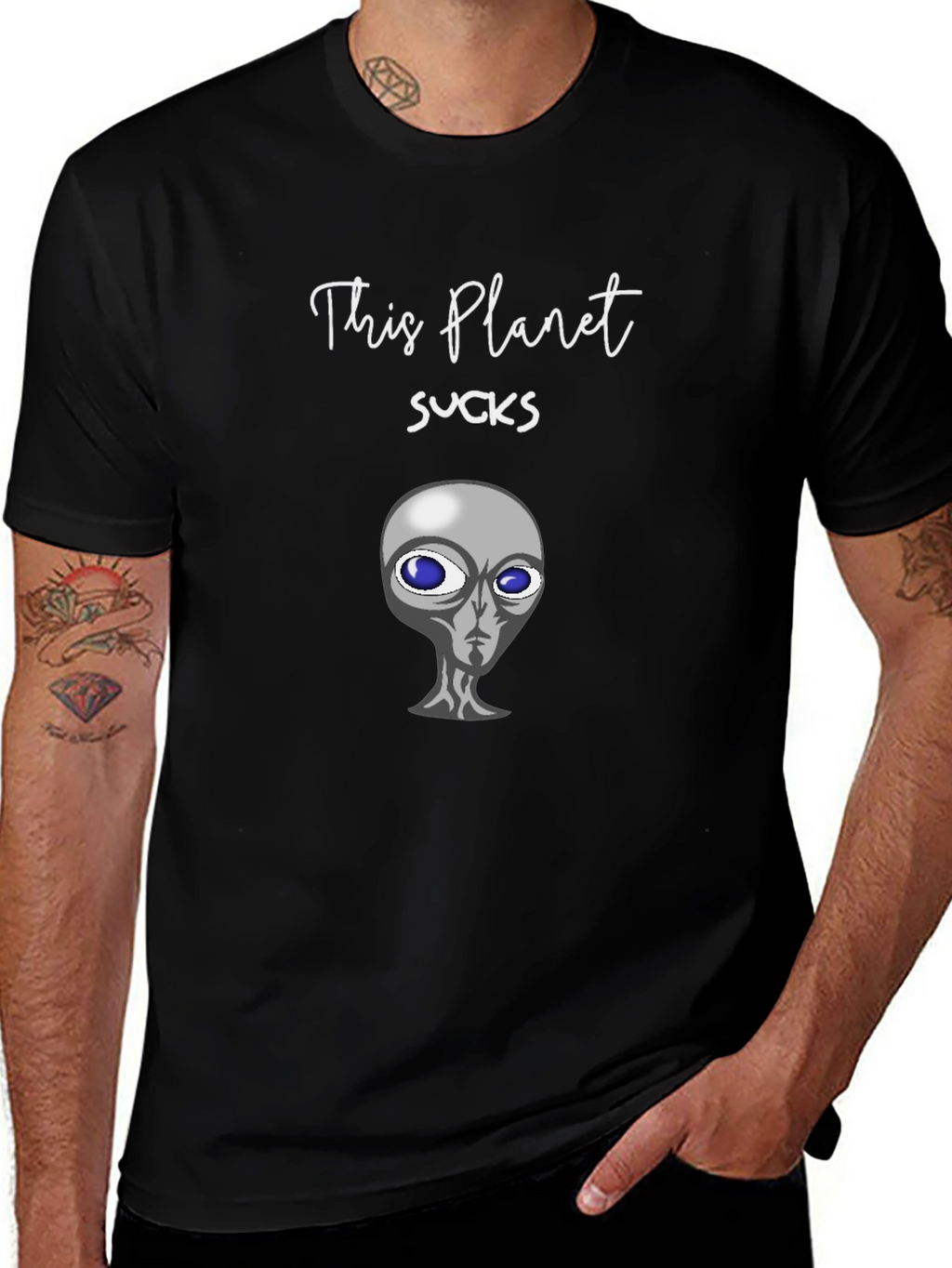 This Planet Sucks Alien T-Shirt
