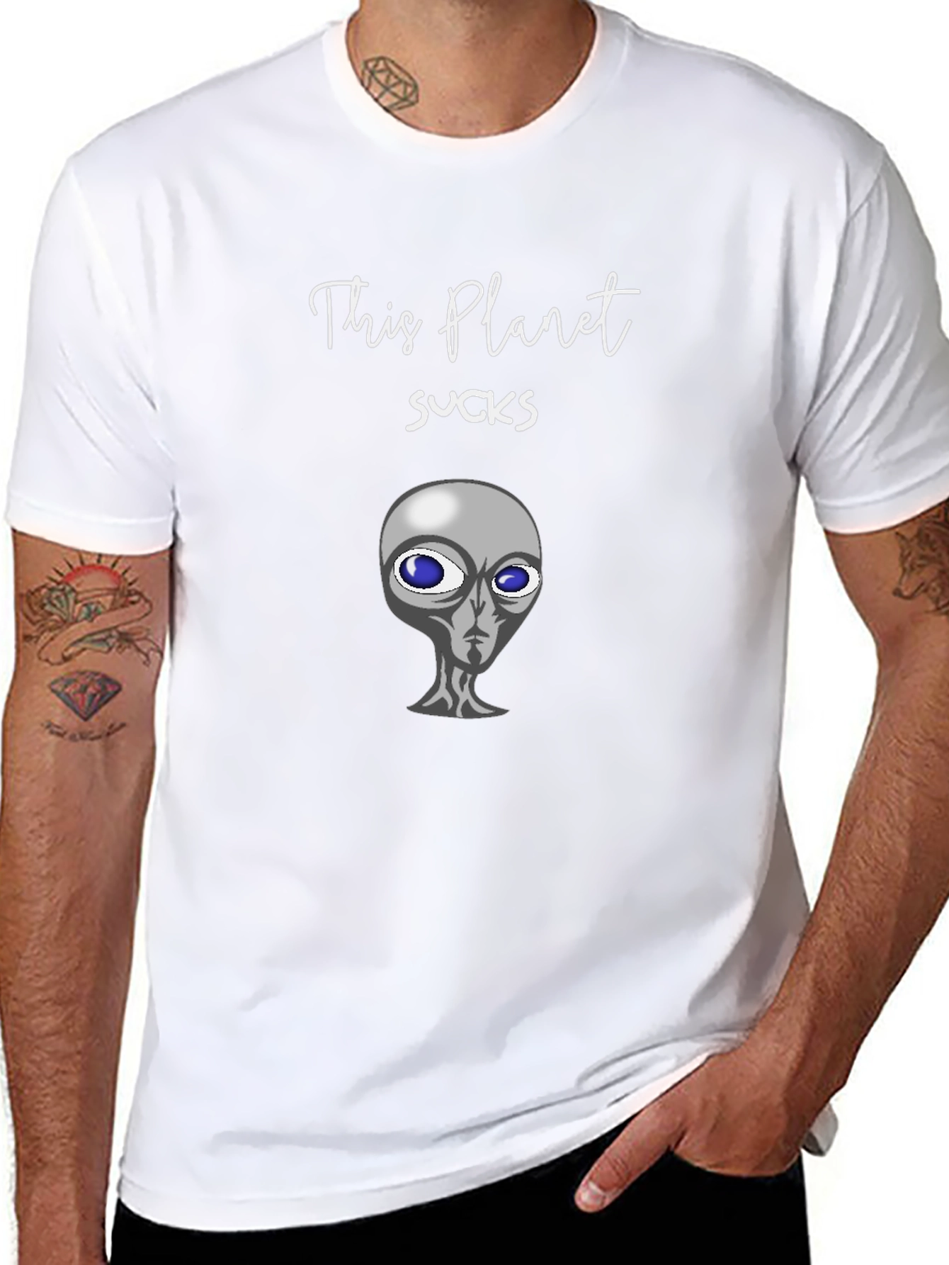 This Planet Sucks Alien T-Shirt