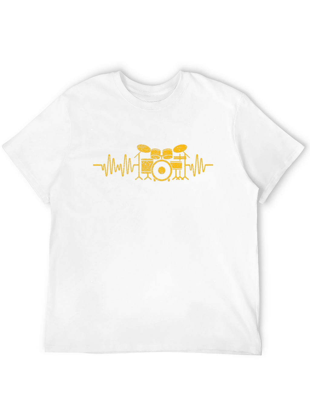 Drumbeat Heartbeat Graphic Tee - Musician Style