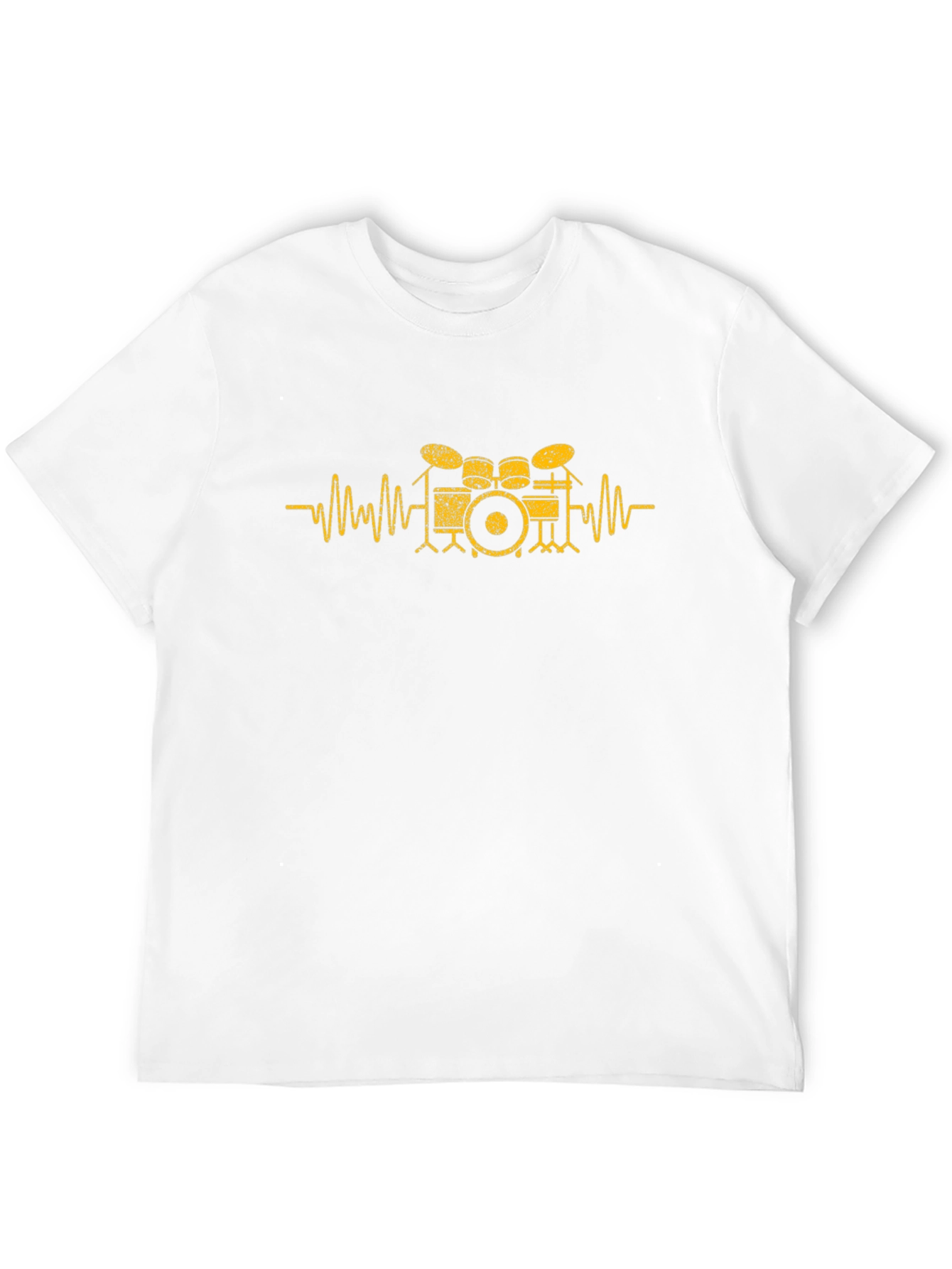 Drumbeat Heartbeat Graphic Tee - Musician Style