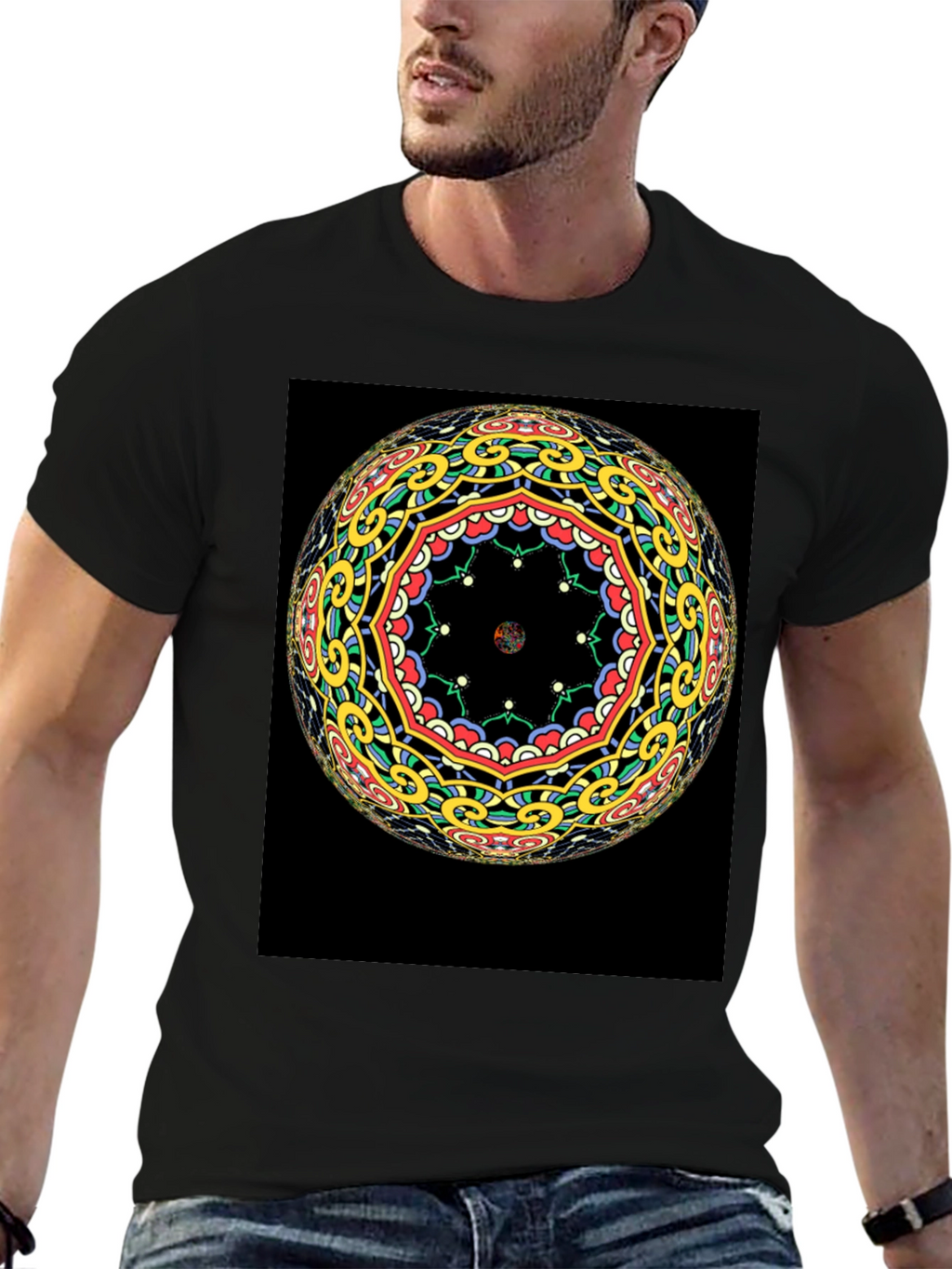 Geometric Mandala T-Shirt