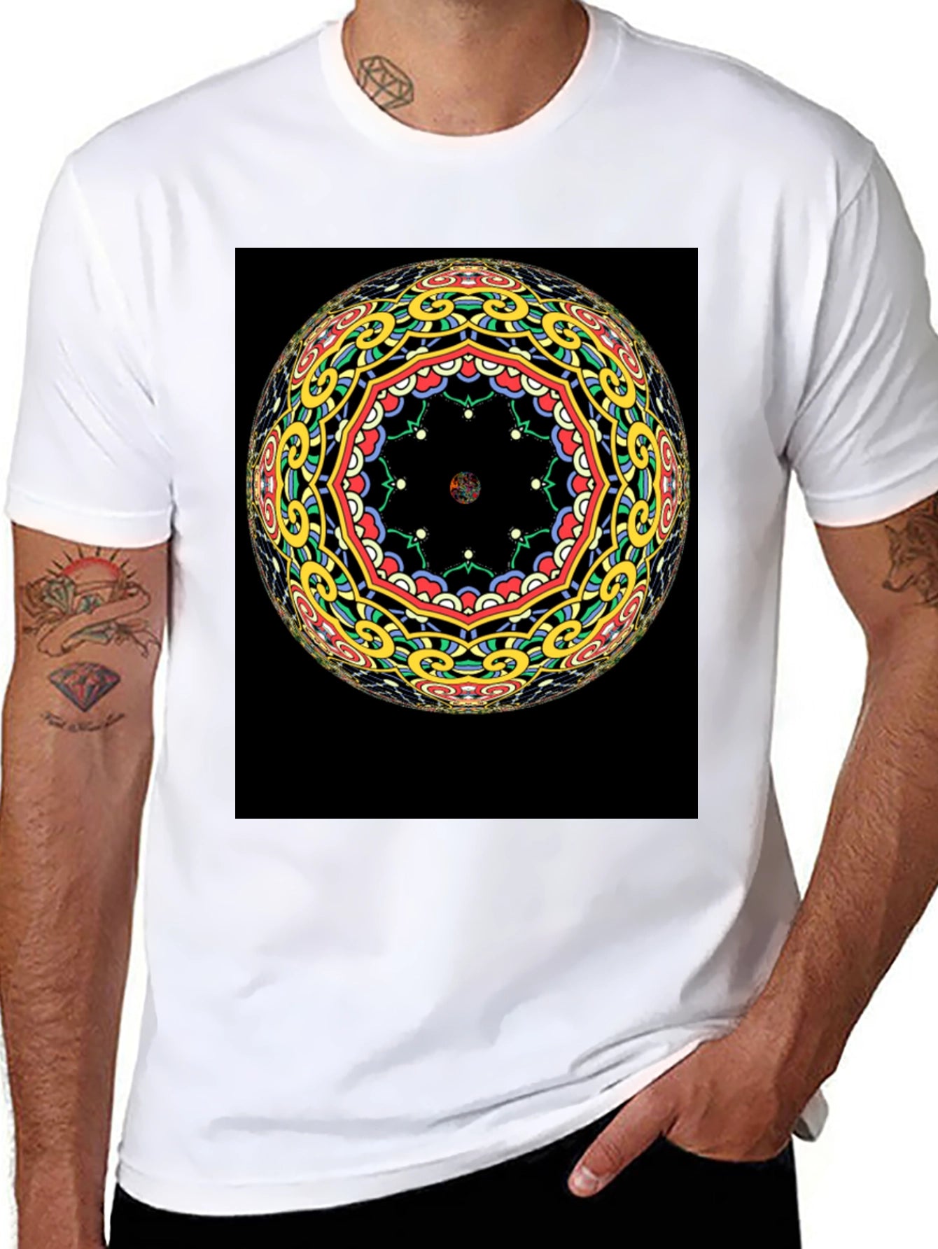 Geometric Mandala T-Shirt