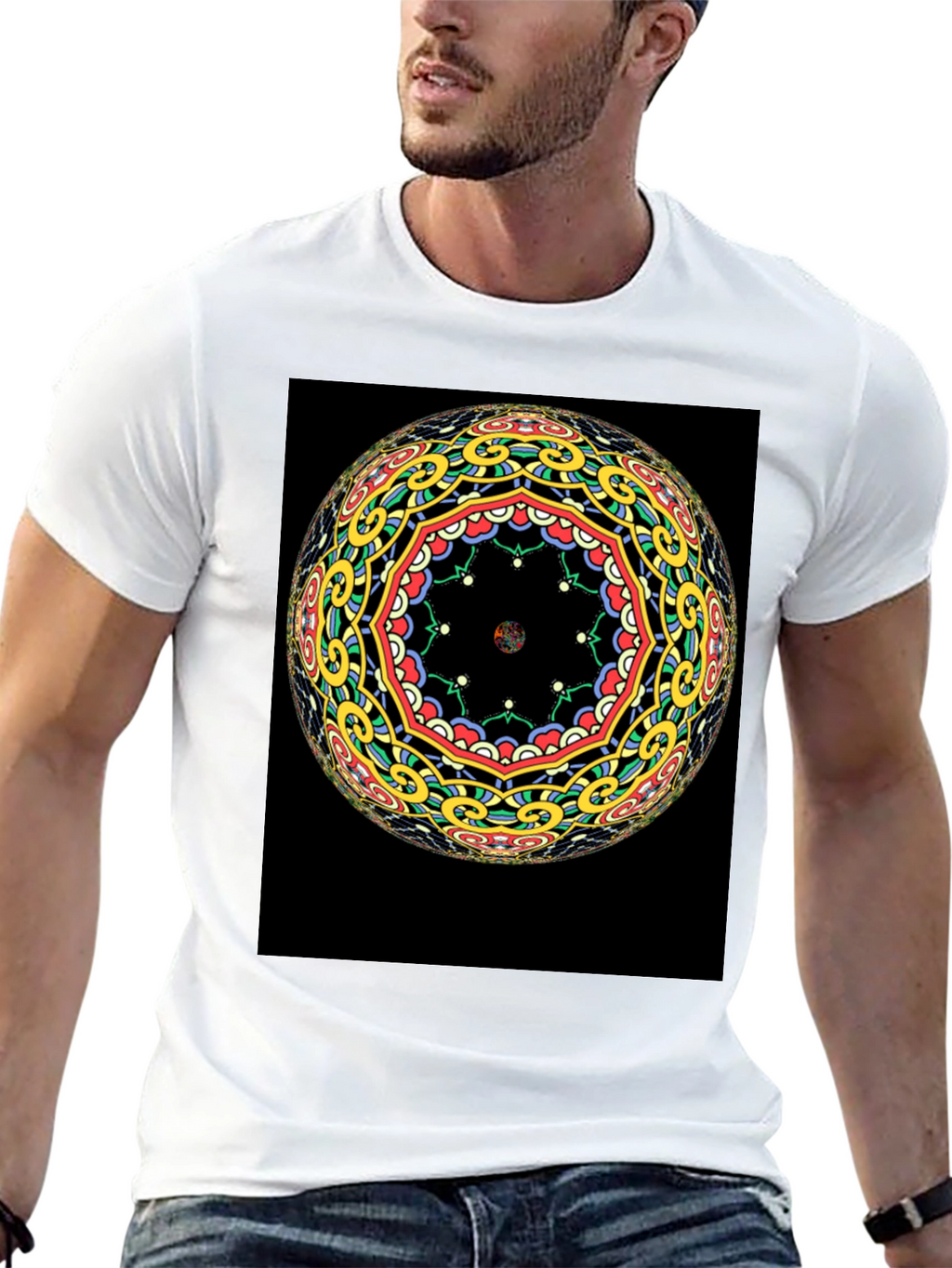 Geometric Mandala T-Shirt