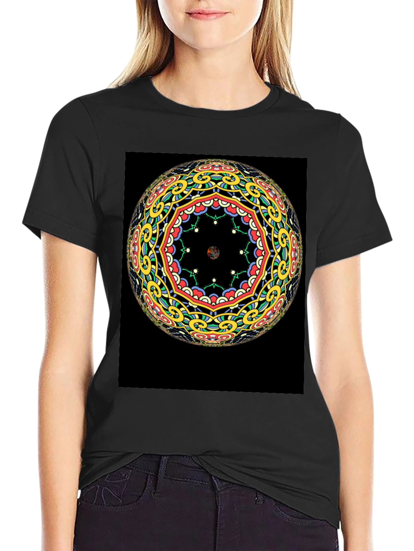 Geometric Mandala T-Shirt