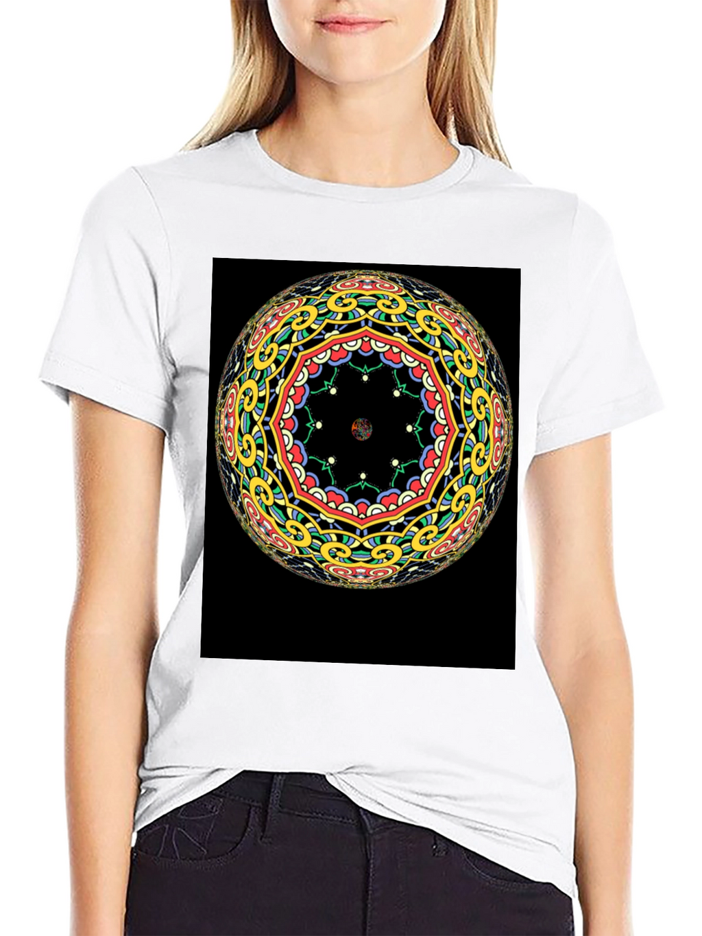 Geometric Mandala T-Shirt