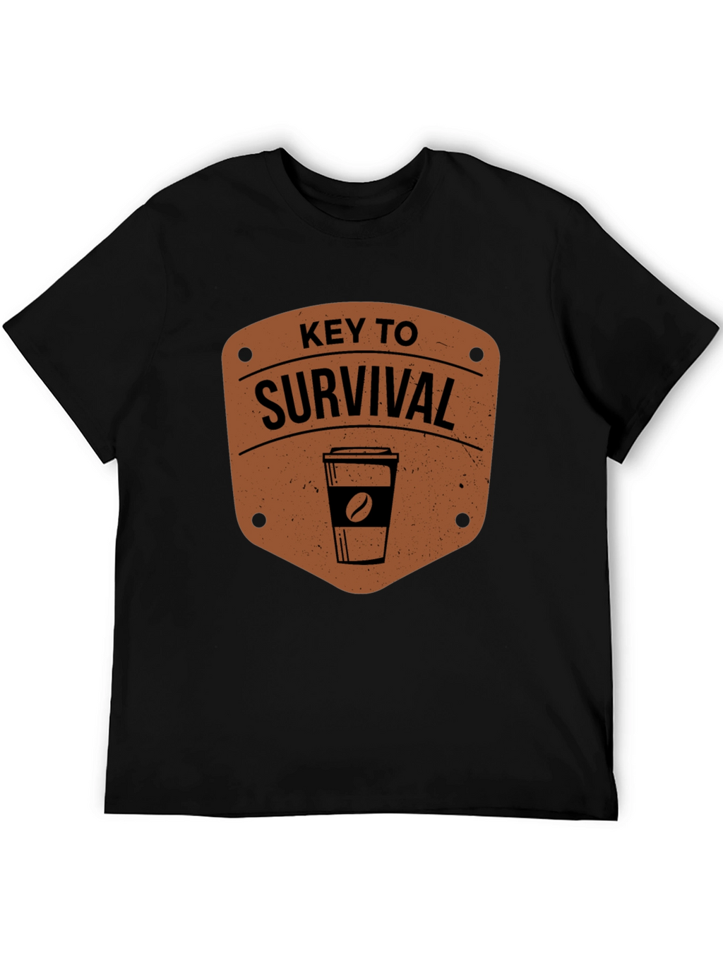 Coffee Key to Survival Graphic T-Shirt