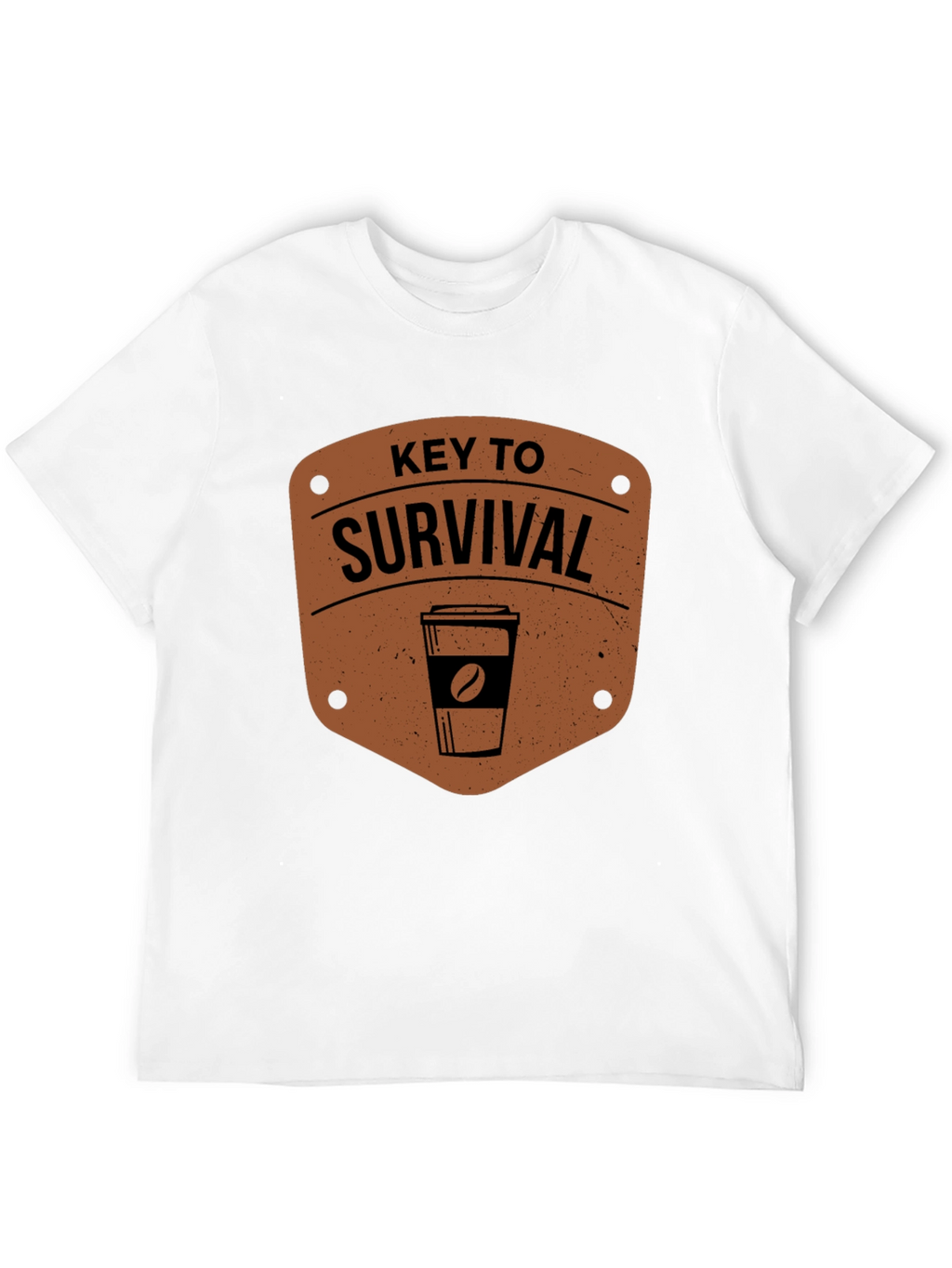 Coffee Key to Survival Graphic T-Shirt