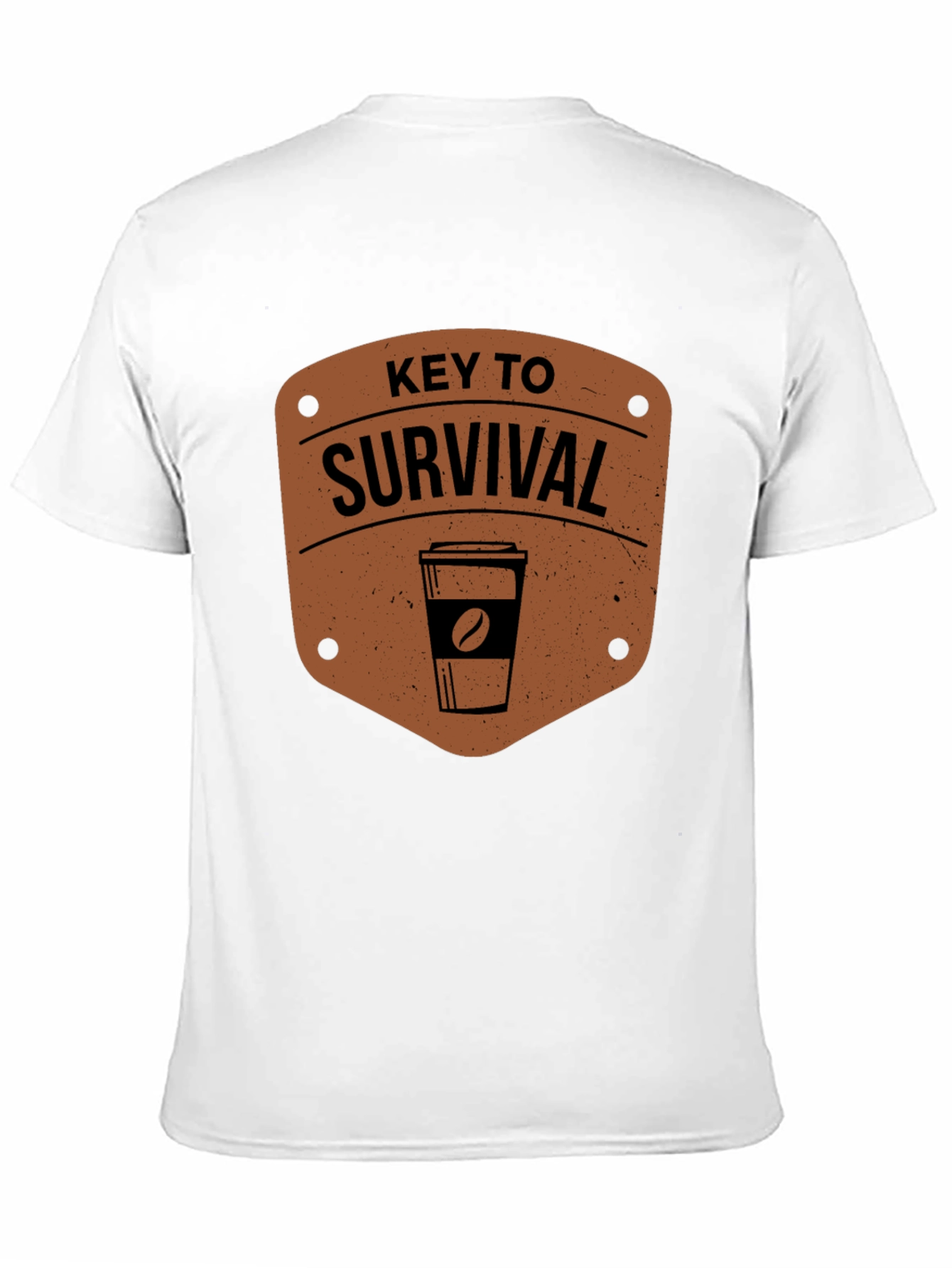 Coffee Key to Survival Graphic T-Shirt