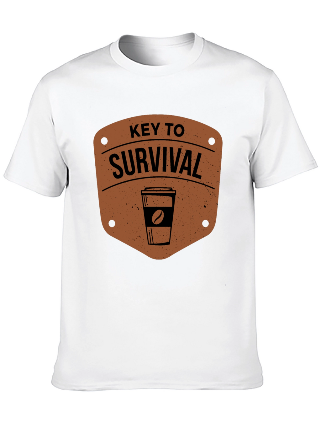 Coffee Key to Survival Graphic T-Shirt