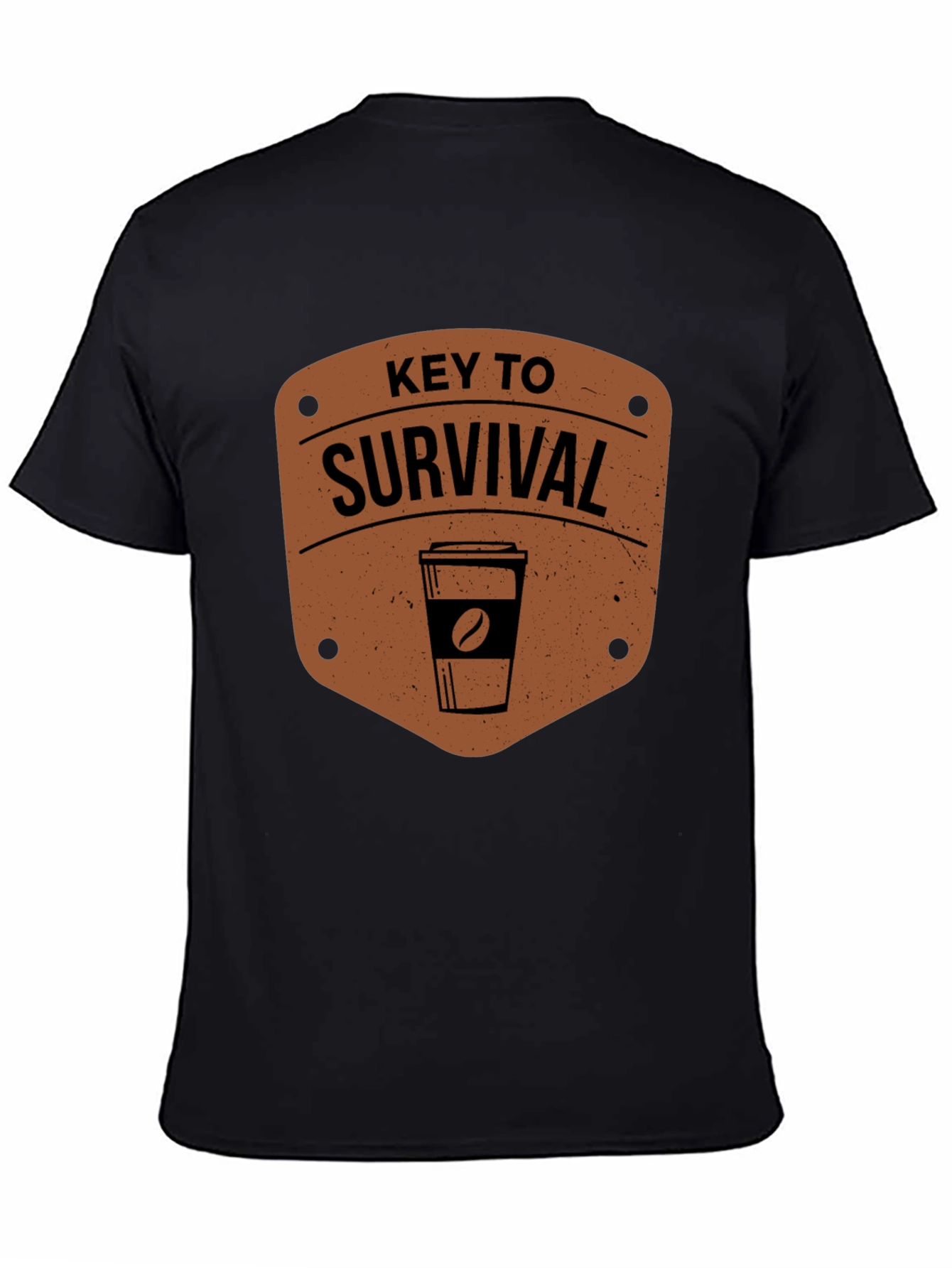 Coffee Key to Survival Graphic T-Shirt