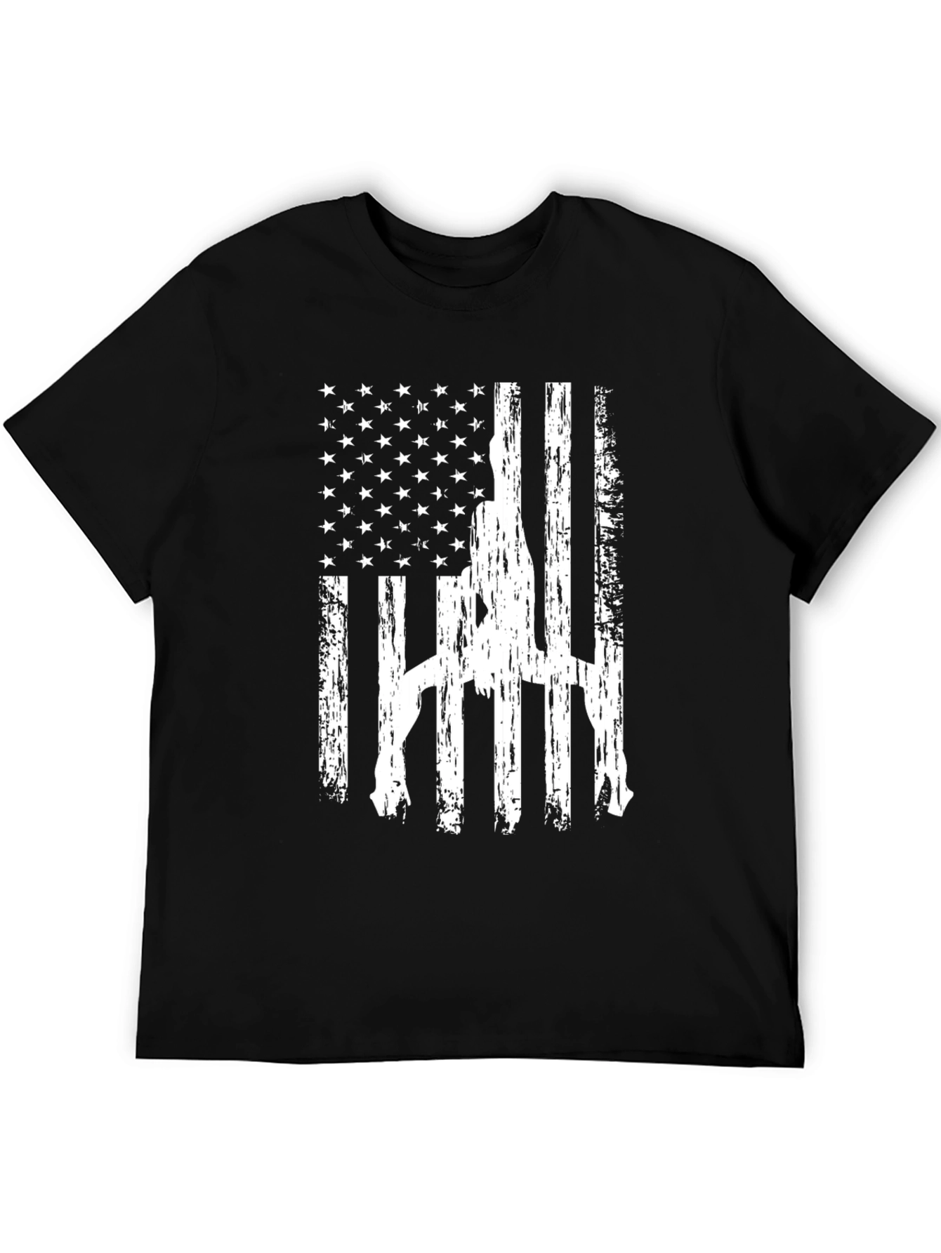American Flag Gun Rights Graphic T-Shirt