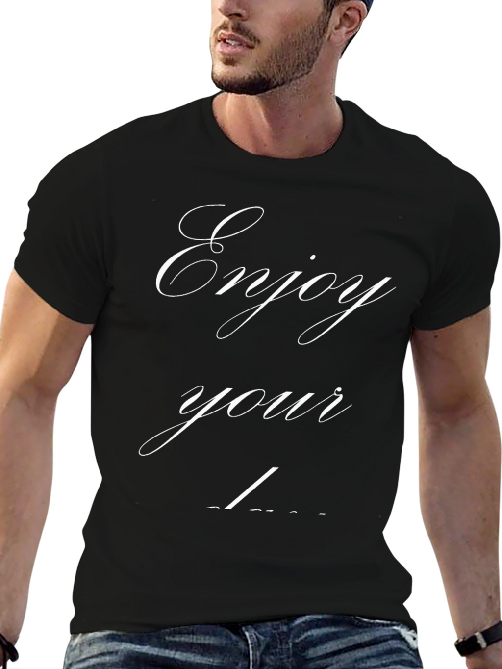 Enjoy Your ____ Black T-Shirt