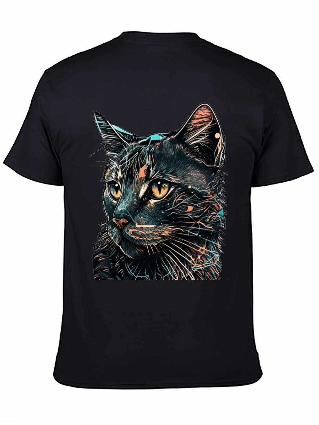 Black Cat Graphic T-Shirt