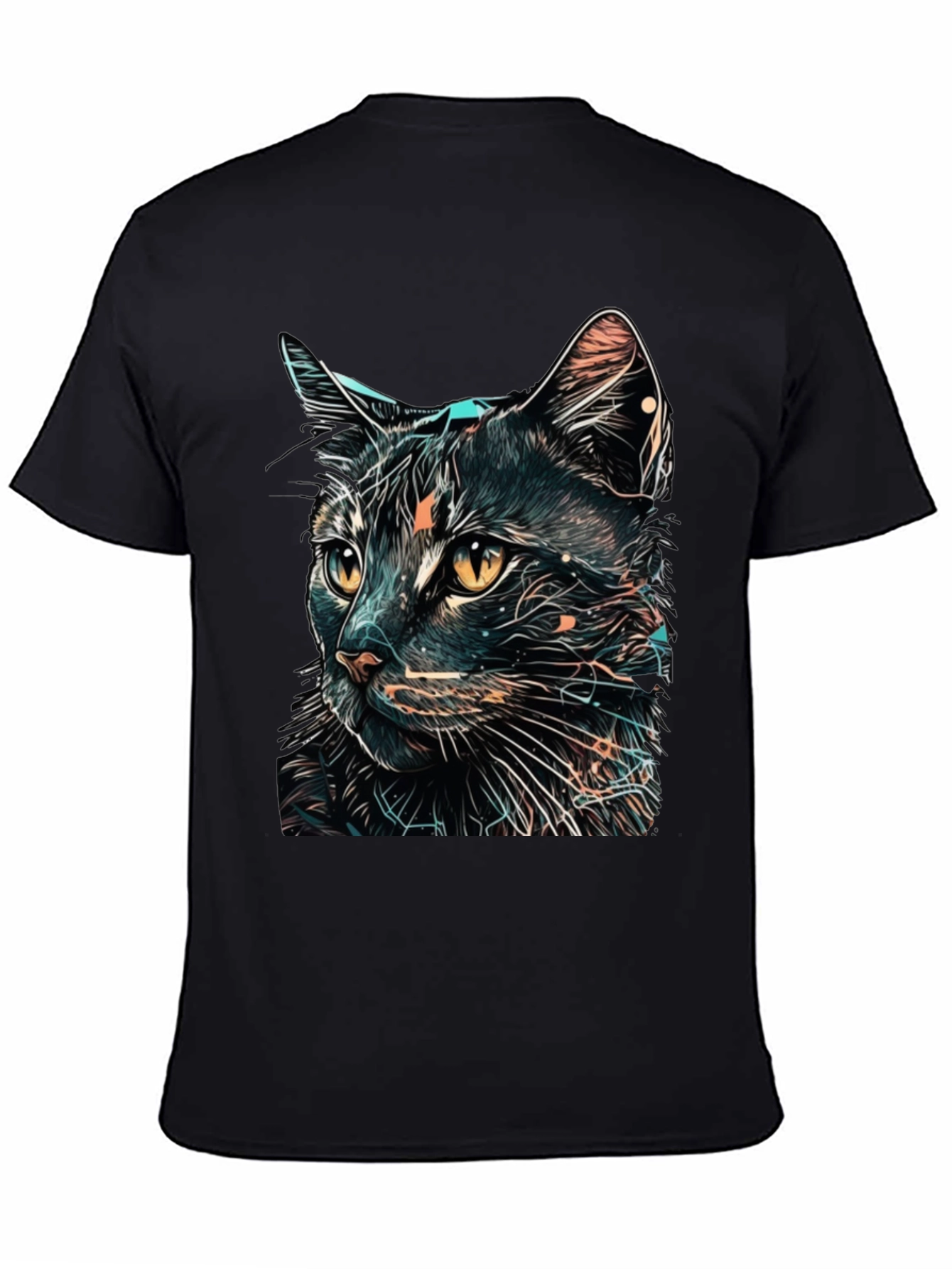 Black Cat Graphic T-Shirt