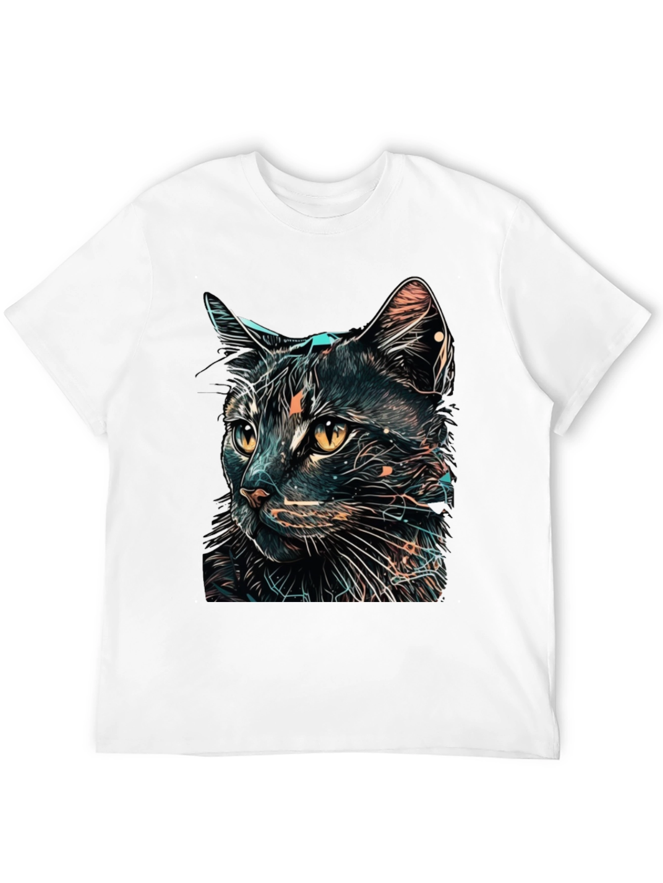 Black Cat Graphic T-Shirt